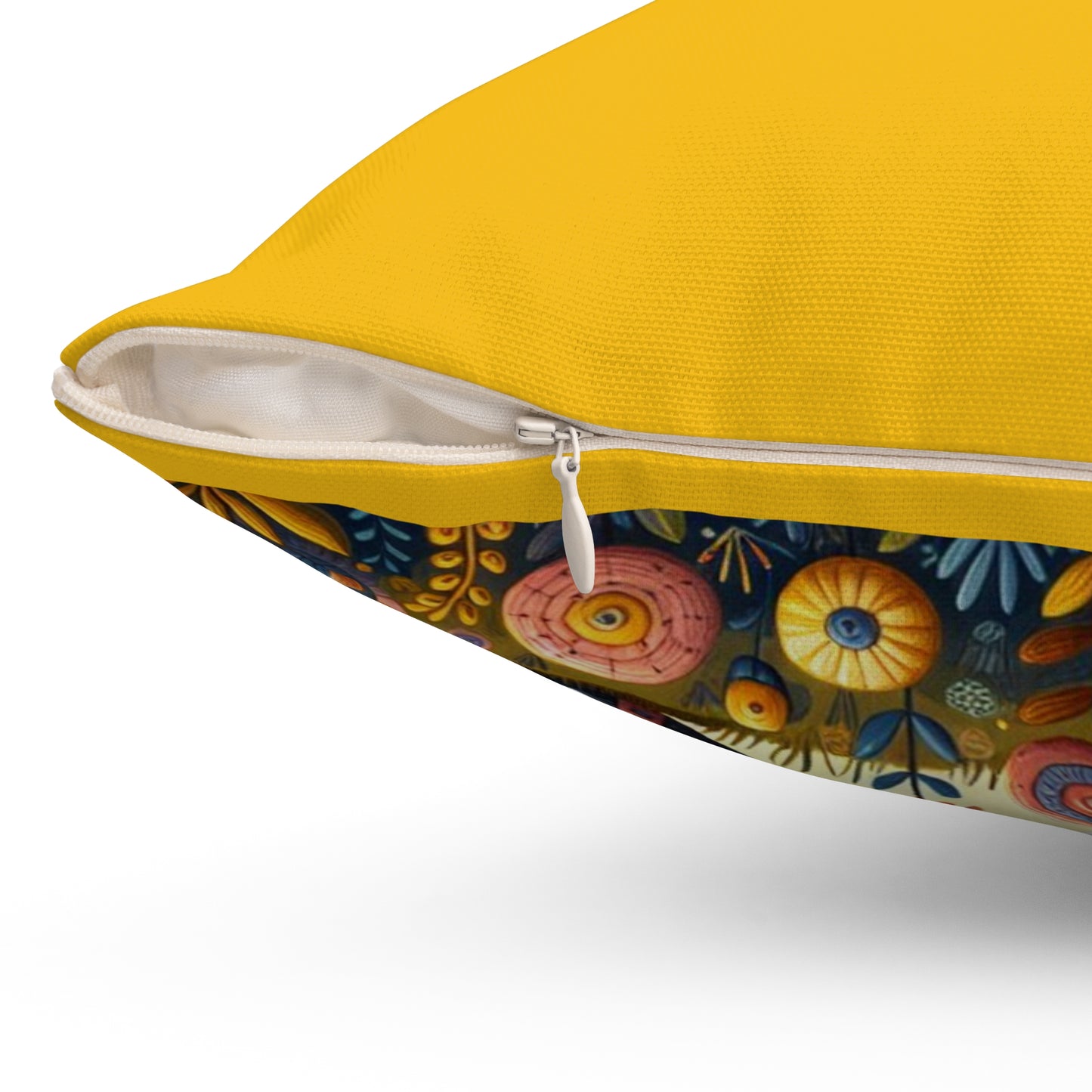Wheels on the Bus Square Pillow - Nursery Song Cushion Bedding for Book Nook, Classroom Decor & Gift