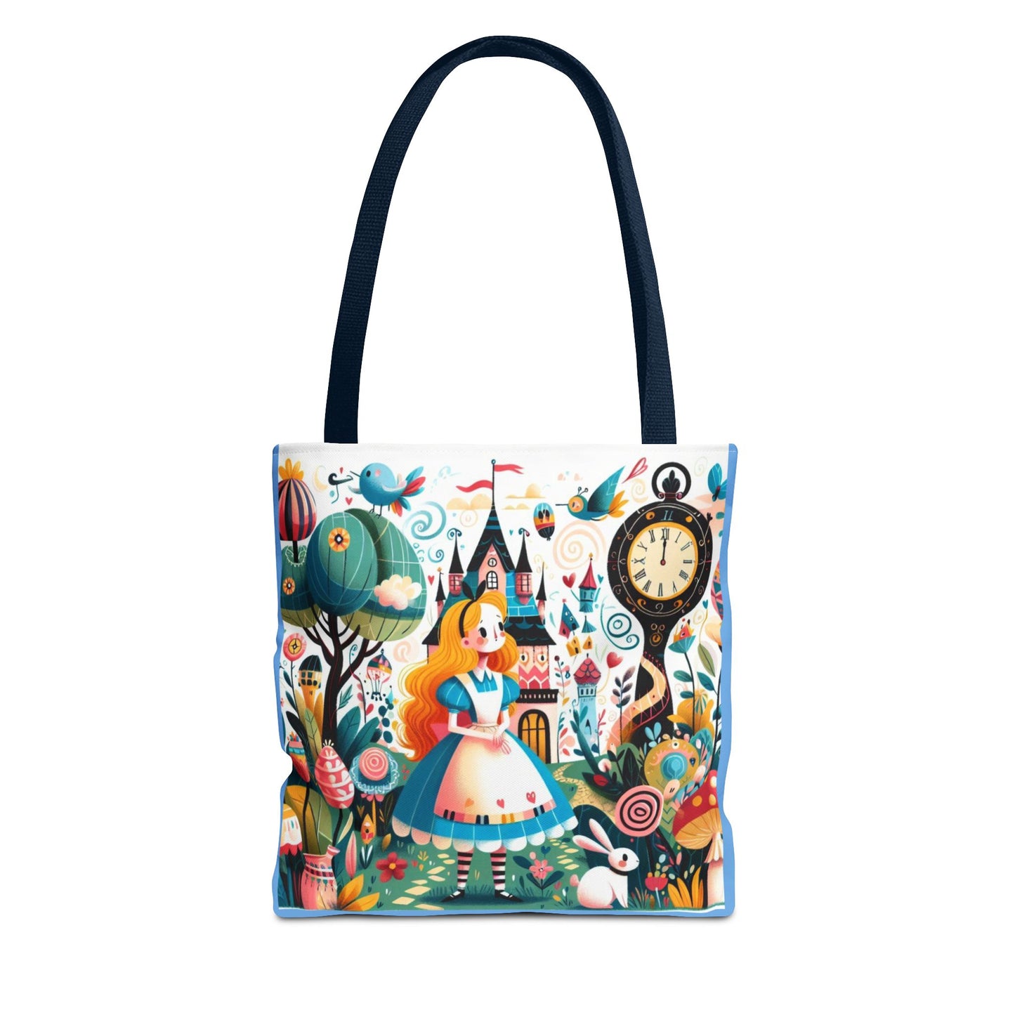 Alice in Wonderland, Fairytale, Lewis Carroll, Tote Bag, Book Bag, School, Library, Book Club