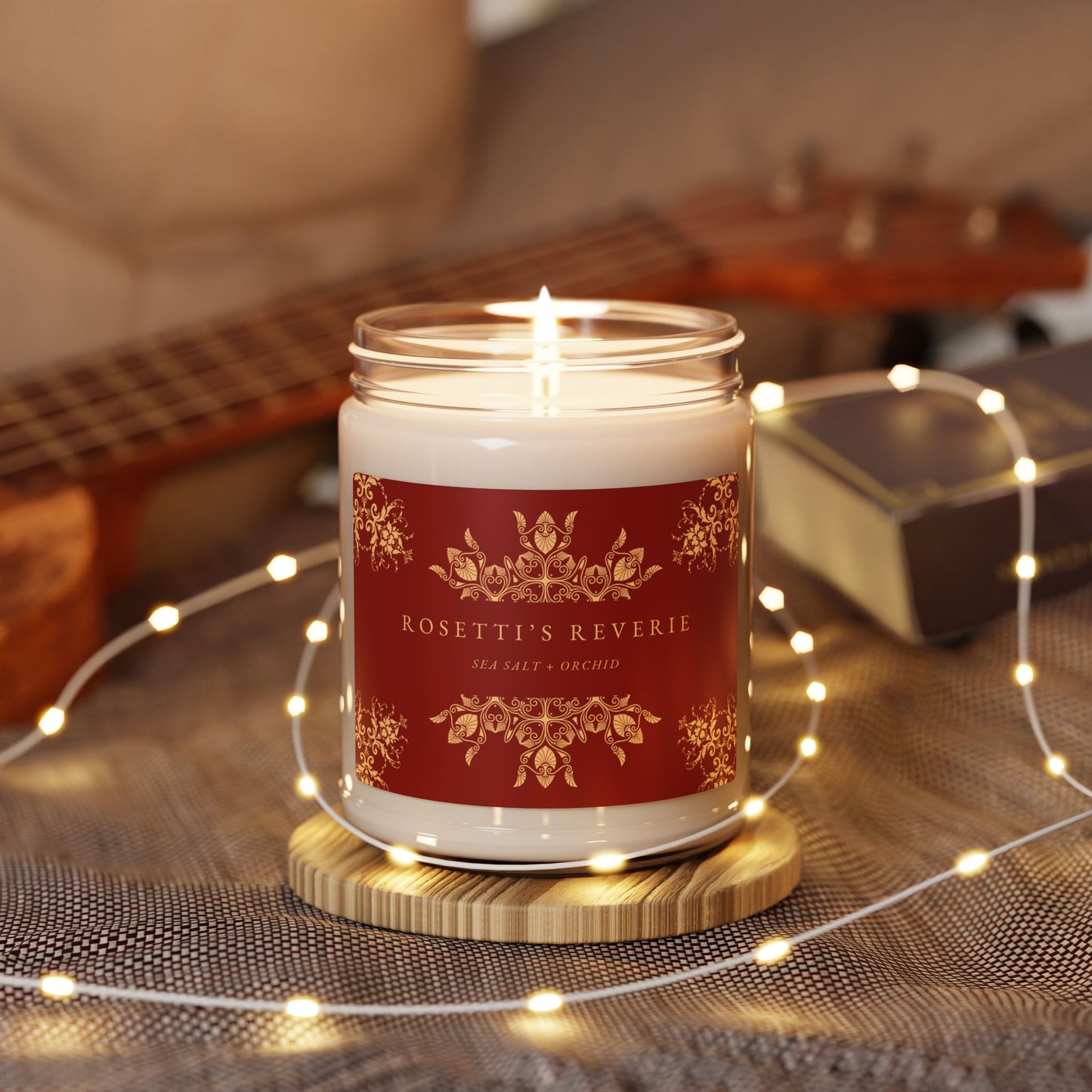 Christina Rossetti, Reverie, Poetry, Scented Soy Candle, 9oz, Gift, Poem, Poet, Pre-Raphaelite