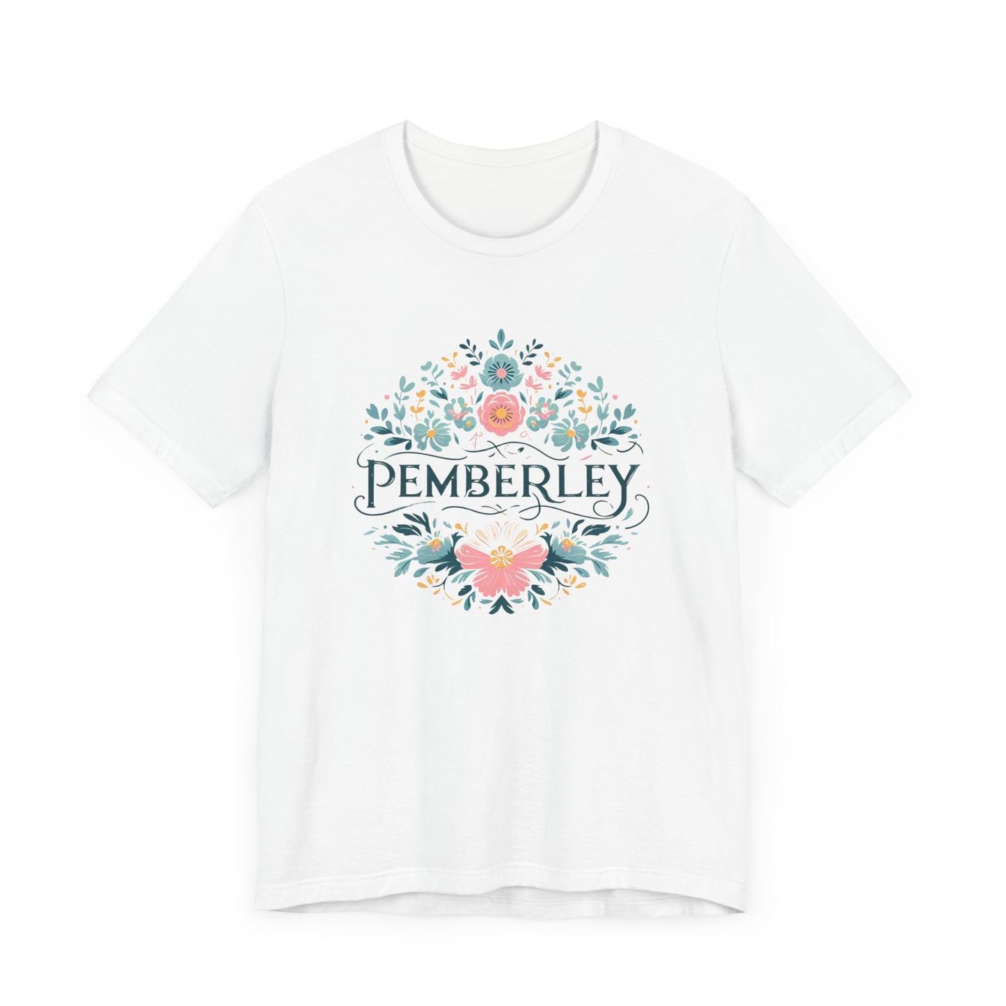 Regency Pride and Prejudice Shirt, Pemberley Jane Austen Gift Tee, Unisex Jersey, Short Sleeve, Literary Fan Apparel