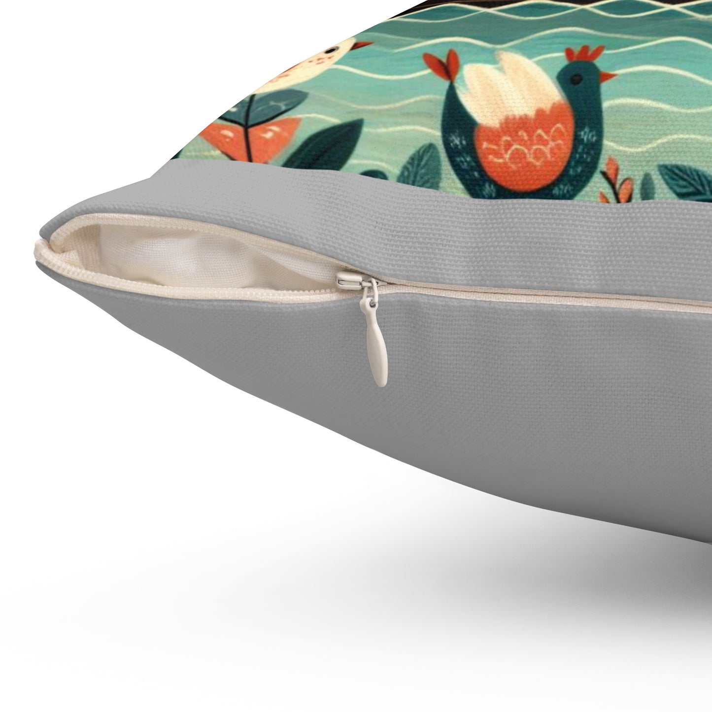 Spanish, Latino, Row Row Your Boat, Square Pillow, Nursery Rhyme, Library, Book Nook, Reading Corner, Educational, Gift