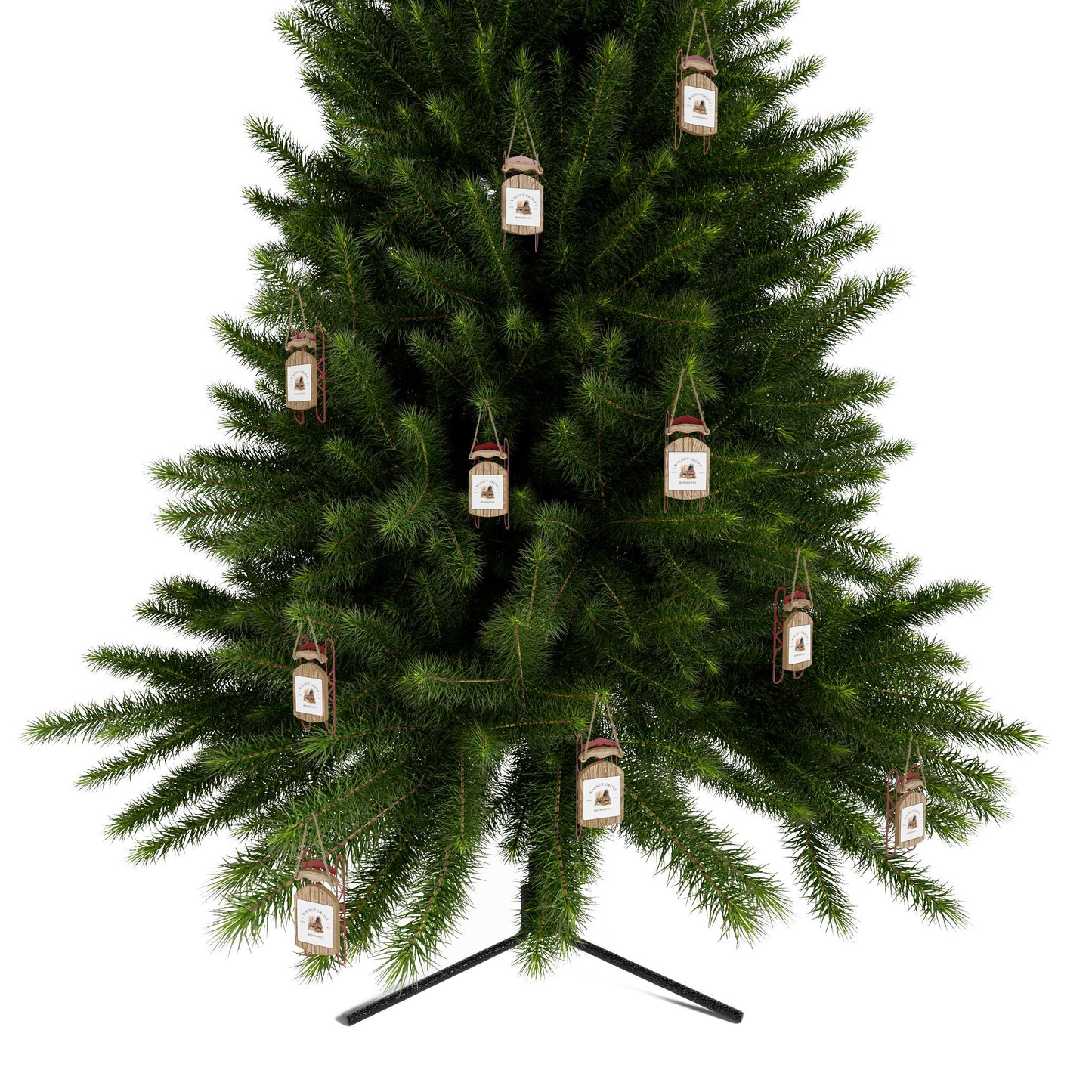 Walnut Grove, Minnesota, Sled, Christmas Ornament, Laura Ingalls Wilder