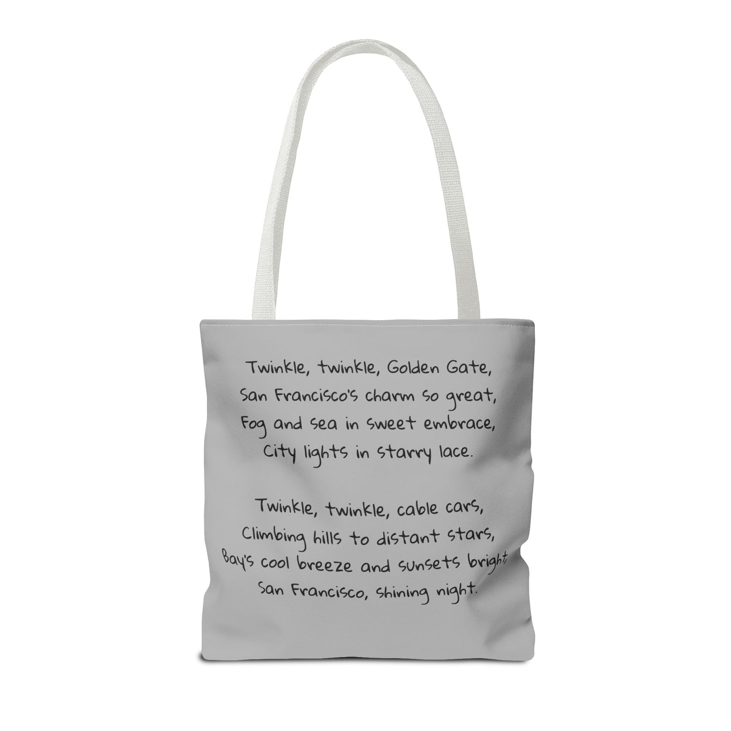San Francisco, California, Twinkle Twinkle Little Star, Nursery Rhyme, Tote Bag, Book, School, Library, Travel