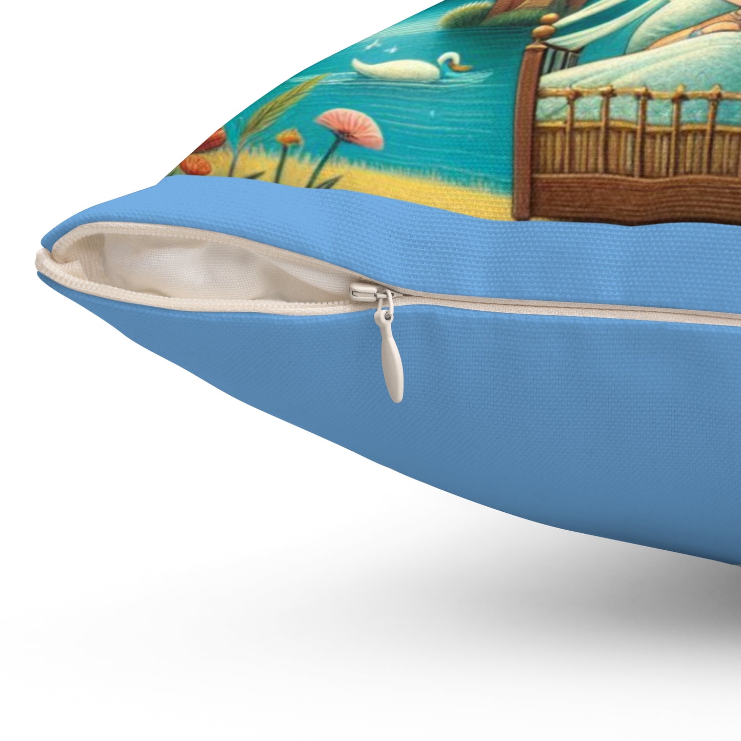 Spun Polyester Square Pillow