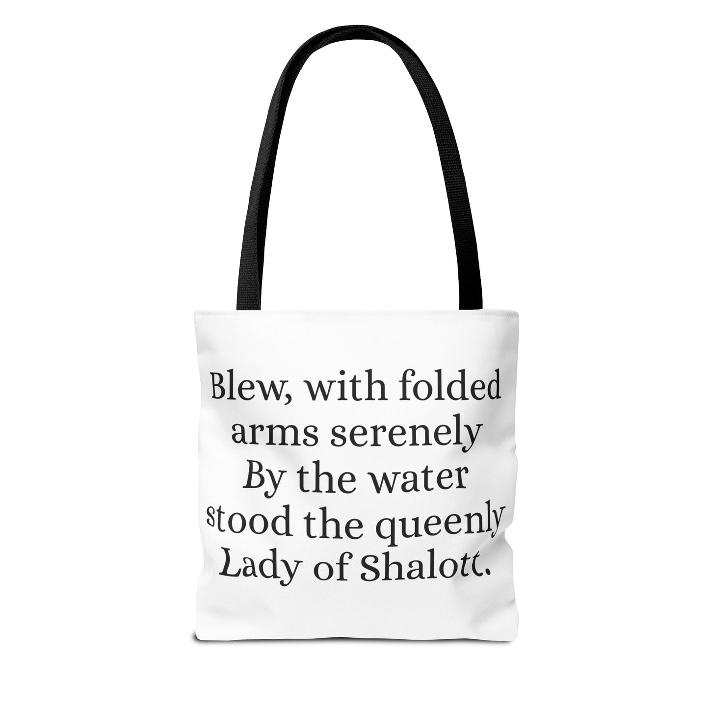 Anne of Green Gables, Lady of Shalott, Lucy Maud Montgomery, Tote Bag, Alfred Lord Tennyson, School Bag, Book Bag, Library Bag, Gift