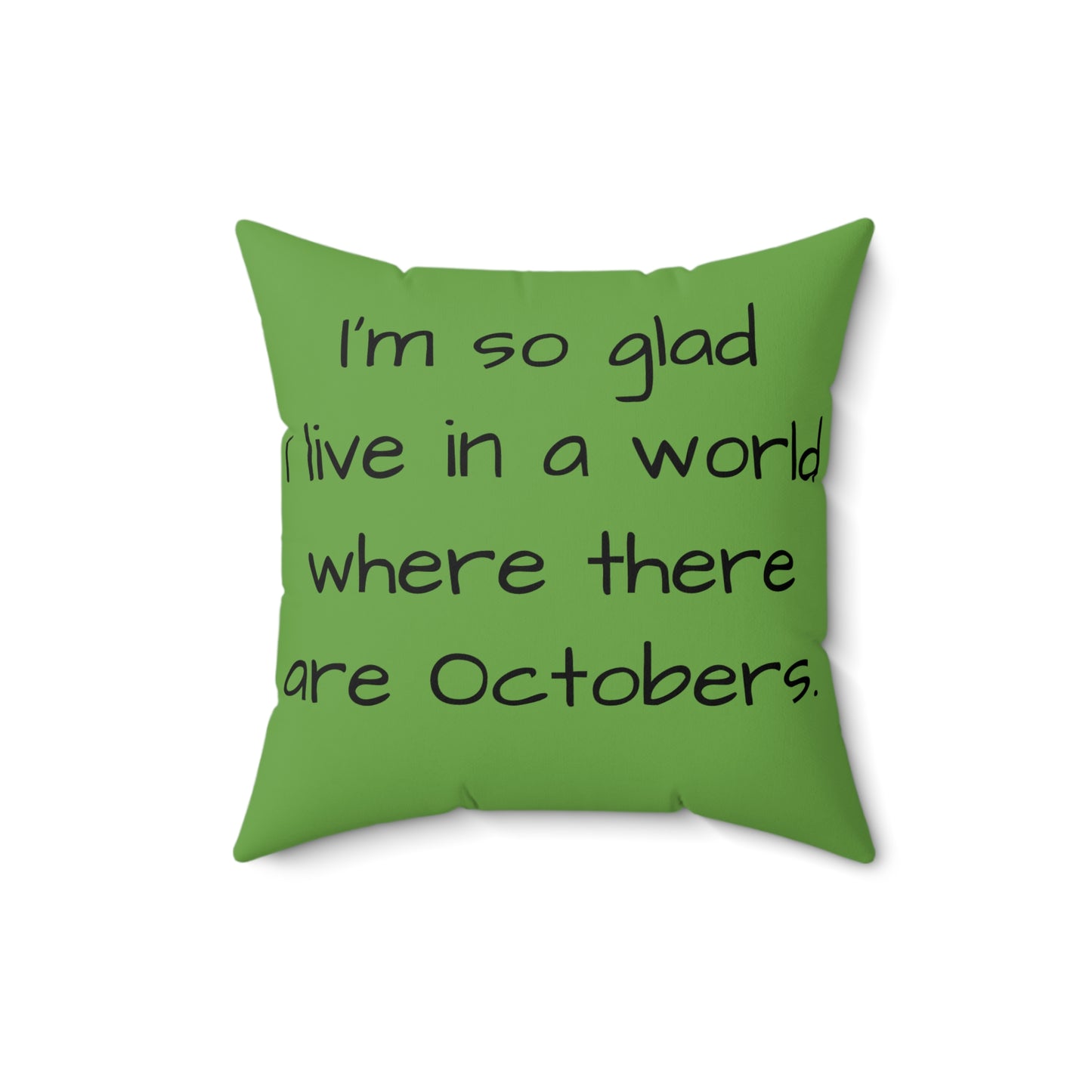 Anne of Green Gables, October, Fall, Autumn, Literary Pillow, Square Pillow, Library, Book Nook, Reading Corner, Library