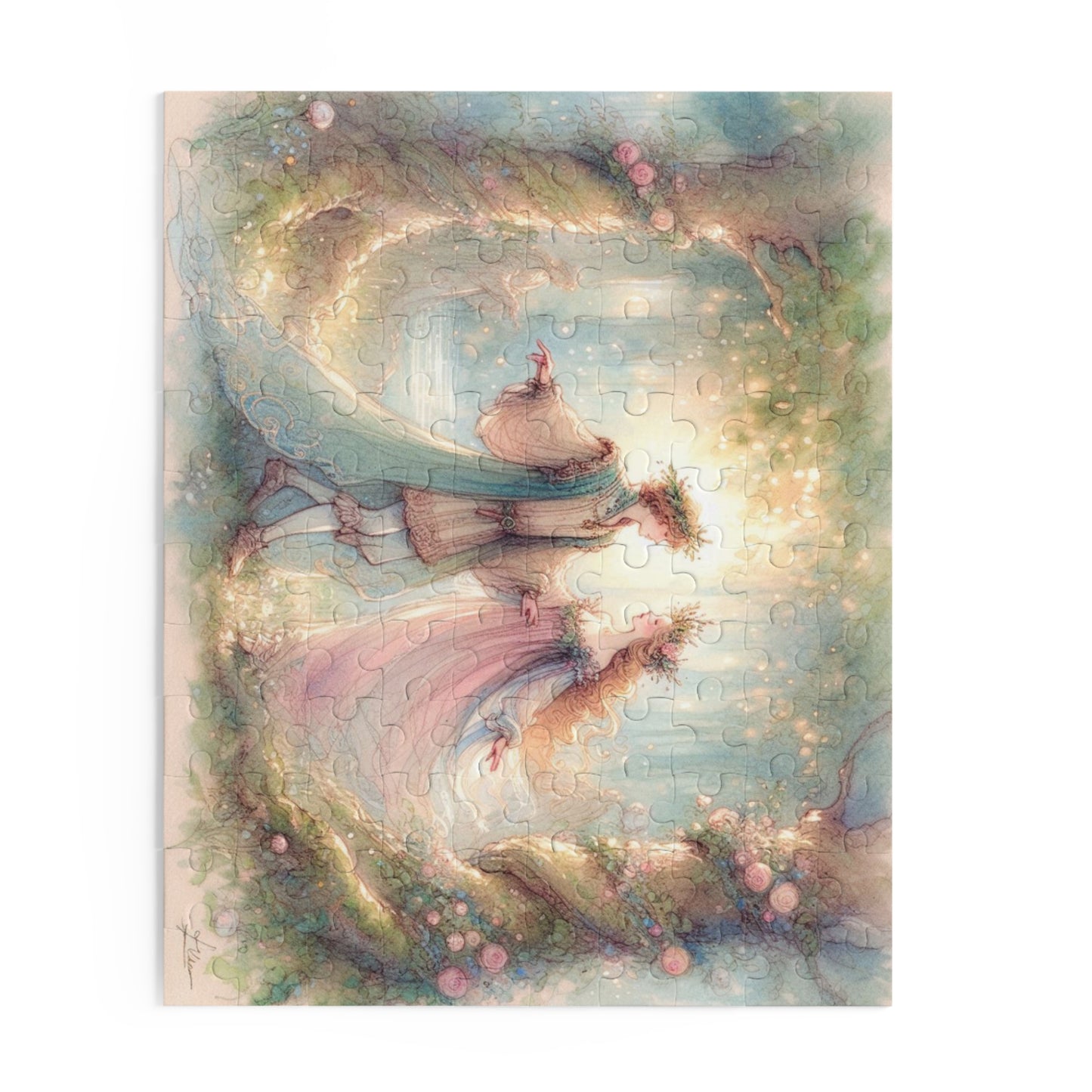 Fairy Tale Puzzle | Enchanting Jigsaw for Couples & Families | Shakespeare Theme, 120, 252, 500 Pieces