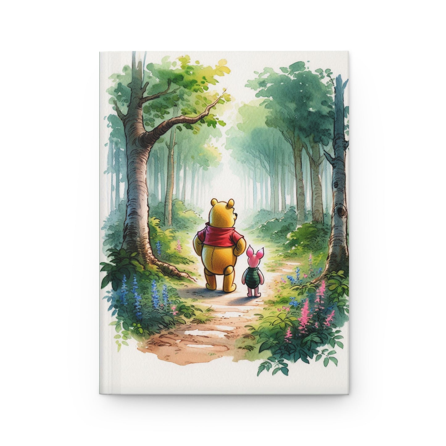 Winnie the Pooh Hardcover Journal, Writer Notebook, Diary, Gift for Grads,