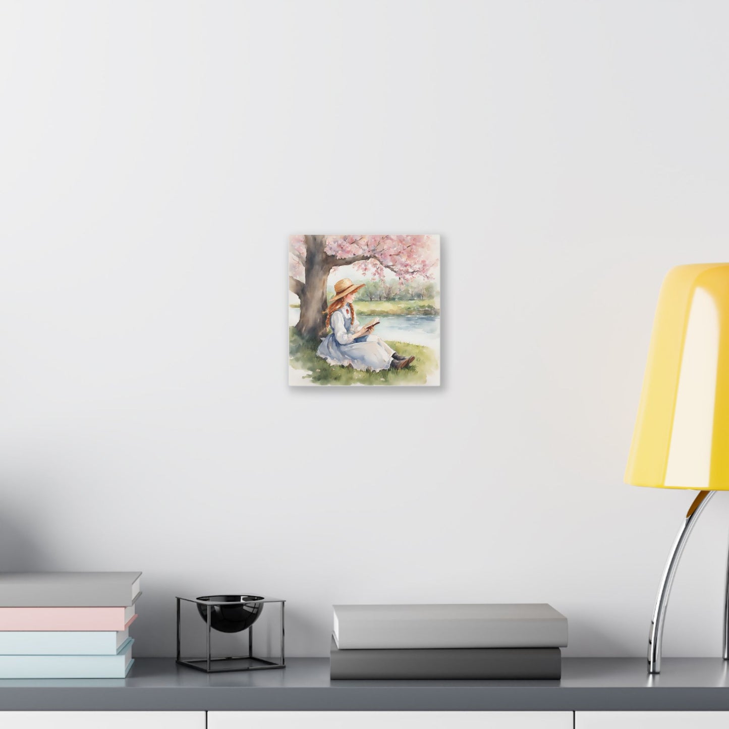 Anne of Green Gables, Spring, Art, Lucy Maud Montgomery, Classic Stretched Canvas, Gift, Home Decor, Library