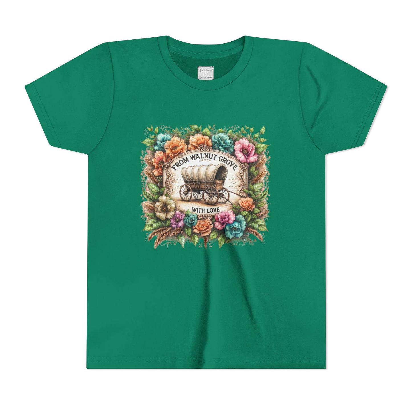 Walnut Grove Youth T-Shirt, Laura Ingalls Wilder Tee, Prairie Life Shirt, Birthday Gift, Summer Clothing, Cute Kid's Top
