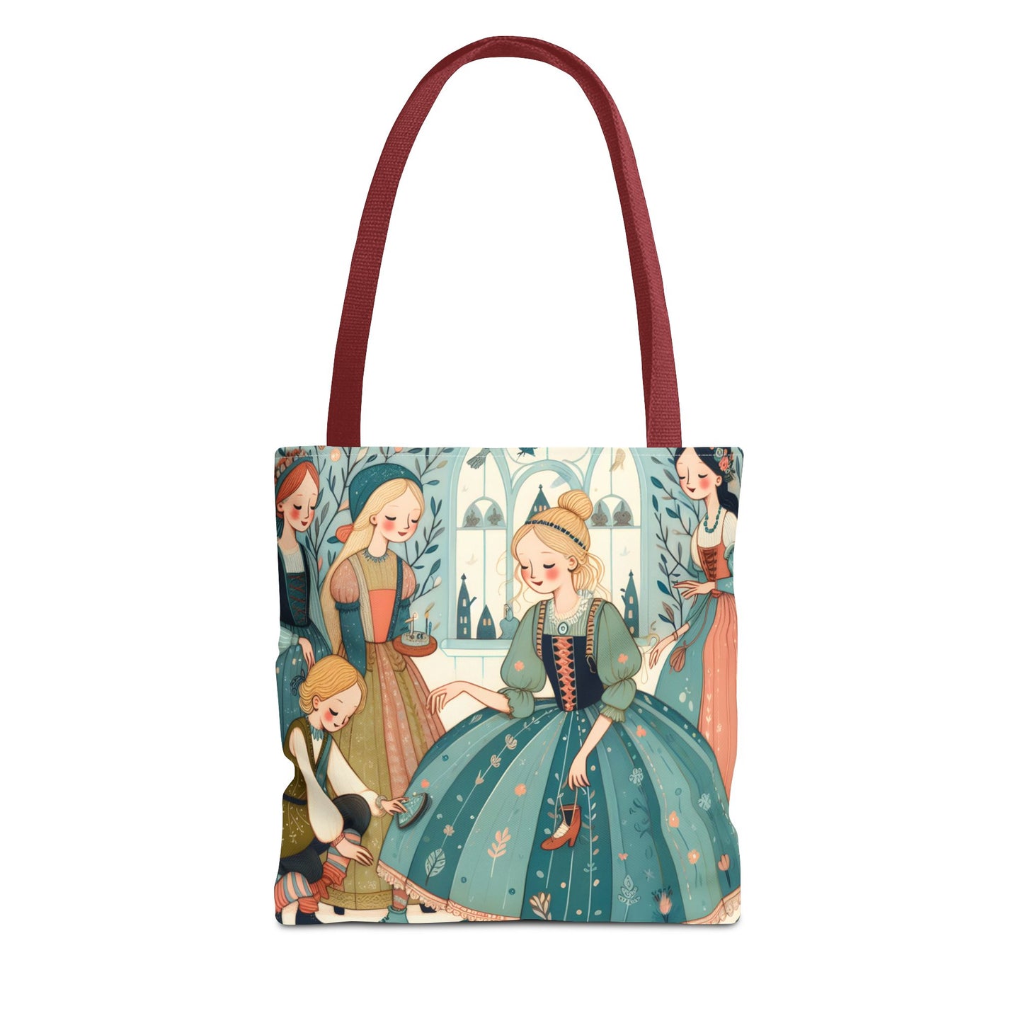 Cinderella, Fairy Tale, Tote Bag, Book Bag, Library Bag, Gift