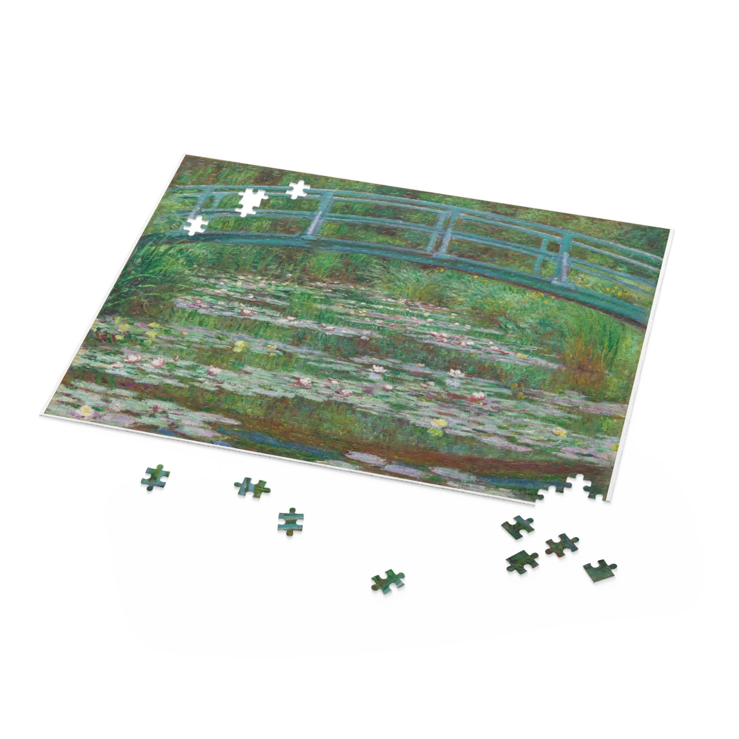 Claude Monet, Japanese, Bridge, Water Lily, Impressionist, Puzzle (120, 252, 500-Piece)