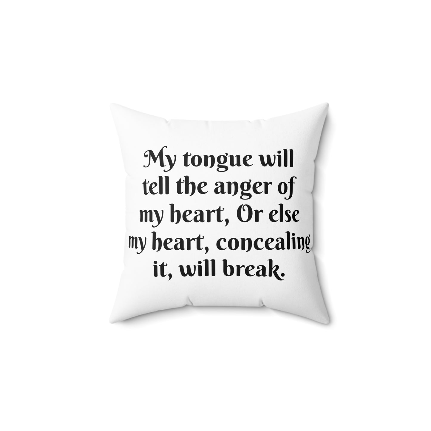 Spun Polyester Square Pillow