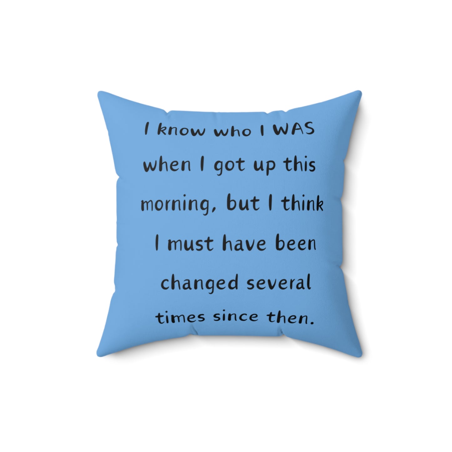 Alice in Wonderland, Fairytale, Lewis Carroll, Square Pillow, Bedding, Decor, Library, Book Nook, Reading Corner