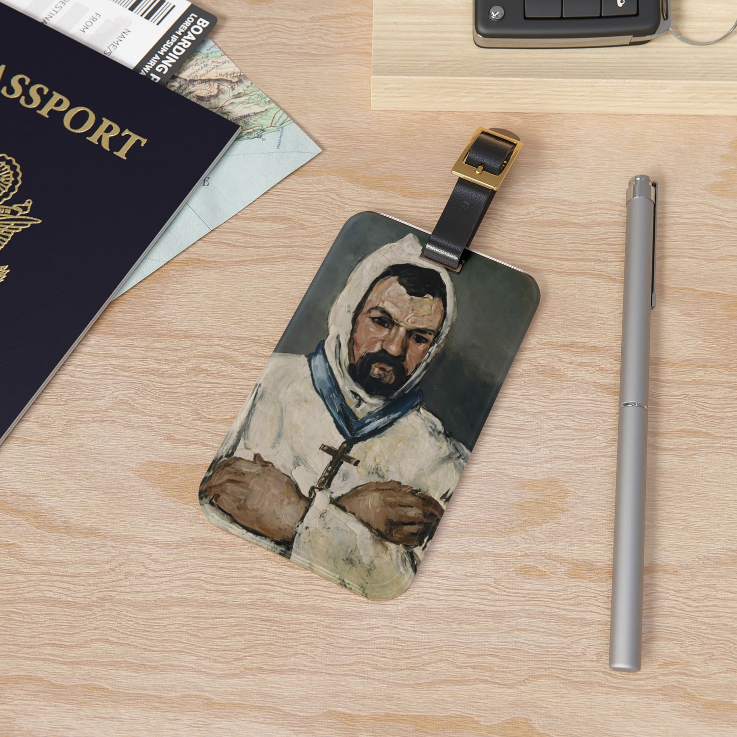 Gothic, Paul Cézanne, Monk, Impressionist, Luggage Tag