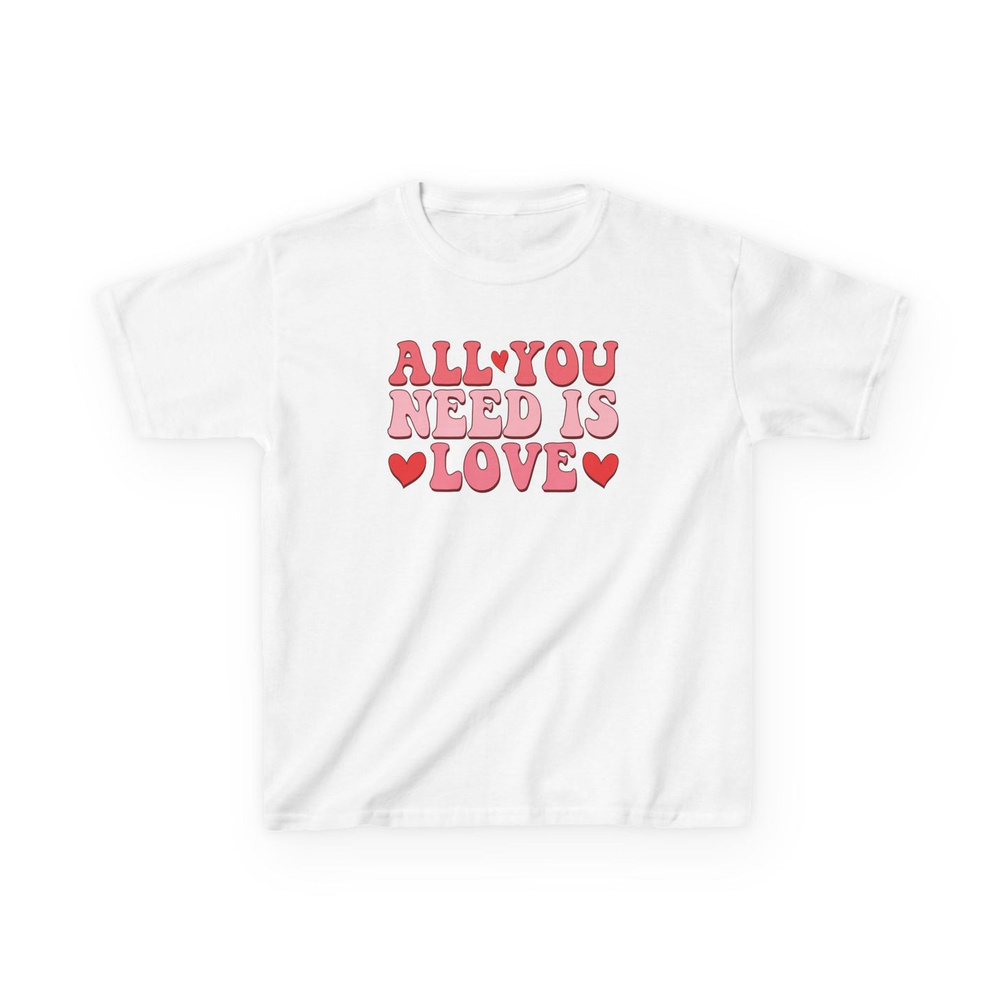 Retro Cute Valentine's Day, T-Shirt, Tshirt, Kids Heavy Cotton™ Tee