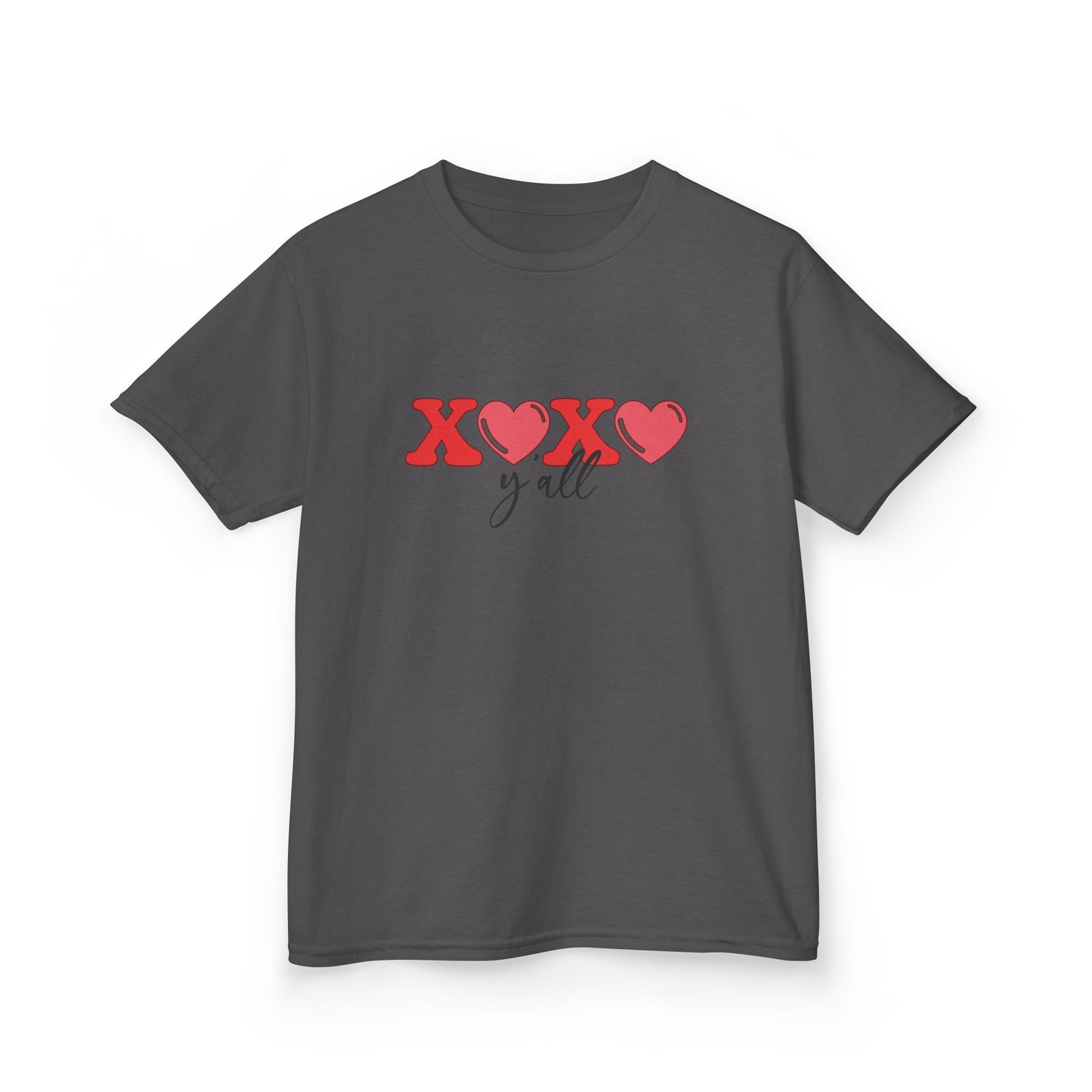 Retro Cute Valentine's Day T-Shirt, Tshirt, Y'all, Kids Heavy Cotton™ Tee