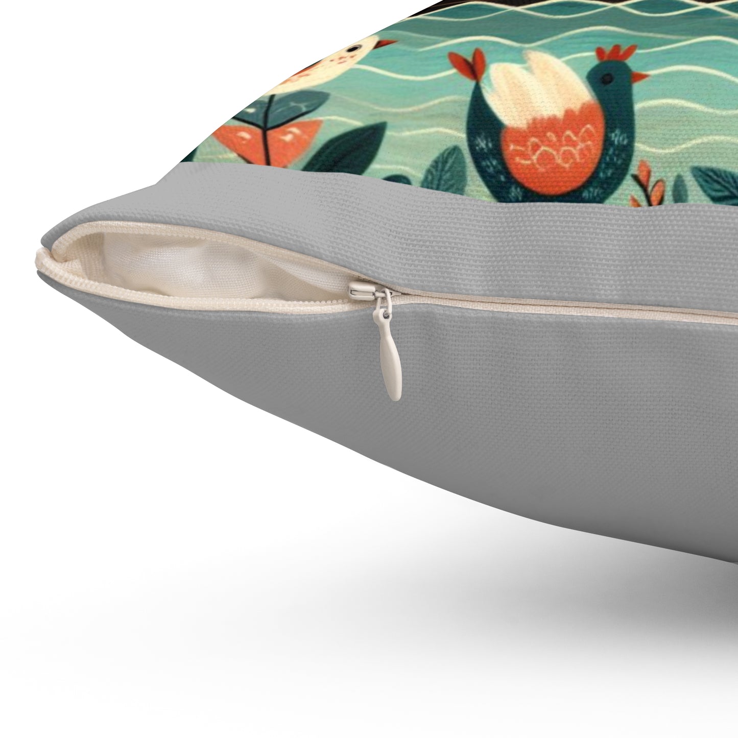 Spanish, Latino, Row Row Your Boat, Square Pillow, Nursery Rhyme, Library, Book Nook, Reading Corner, Educational, Gift