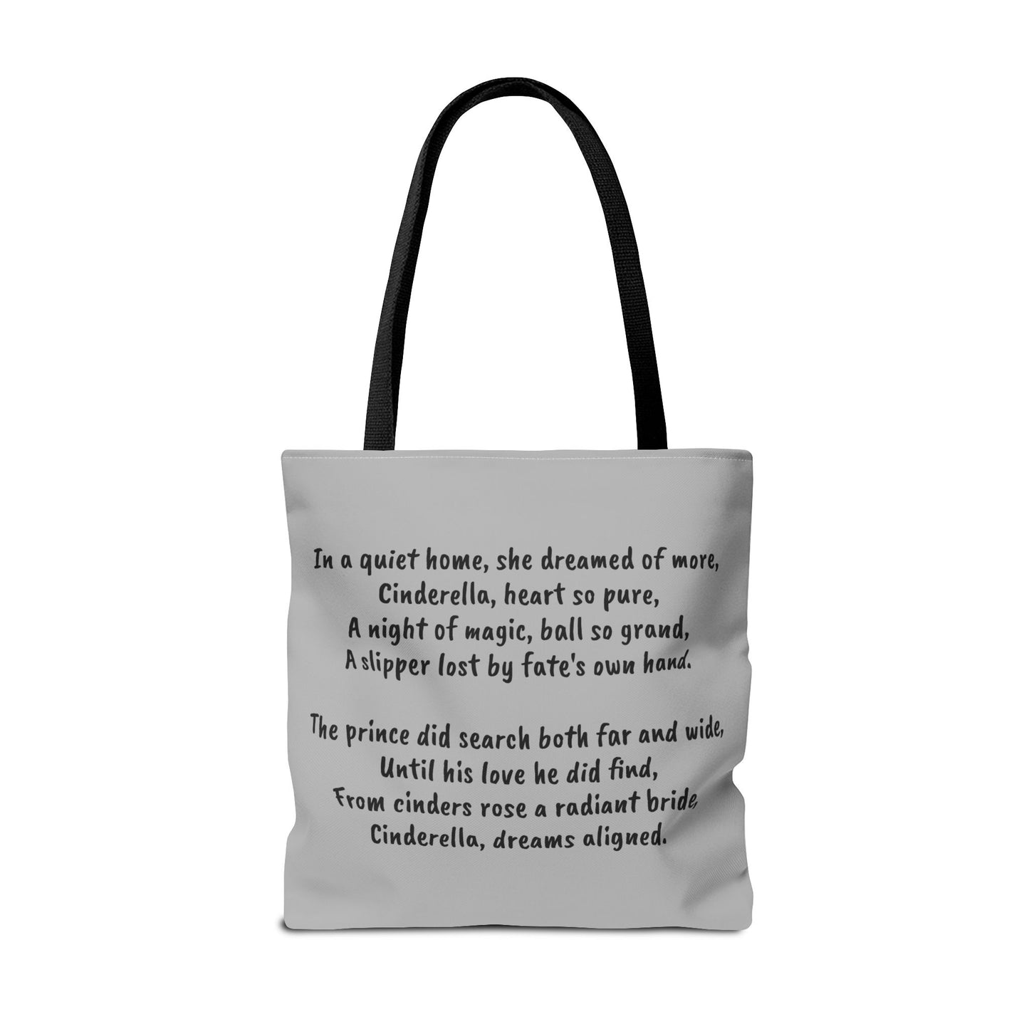 Cinderella, Fairy Tale, Tote Bag, Book Bag, Library Bag, Gift