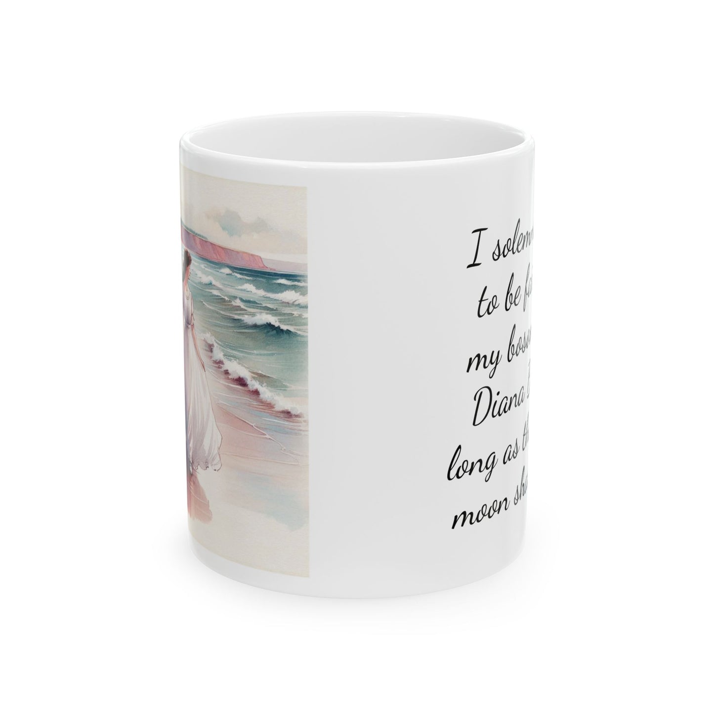Anne of Green Gables Ceramic Mug, Diana Barry Friends Coffee Cup, Literary Gift, Tea Mug, Book Lover Gift, Quote Mug, Green Gables Fan Gift