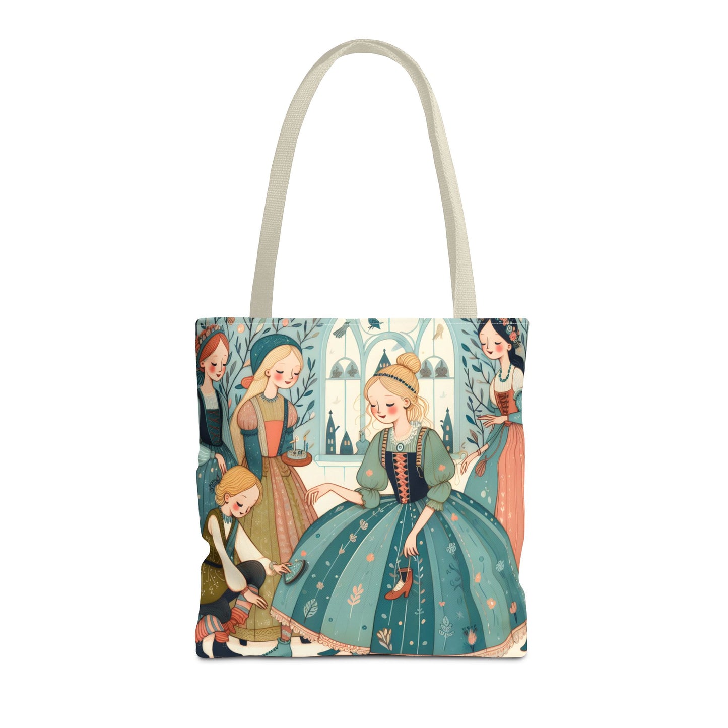 Cinderella, Fairy Tale, Tote Bag, Book Bag, Library Bag, Gift