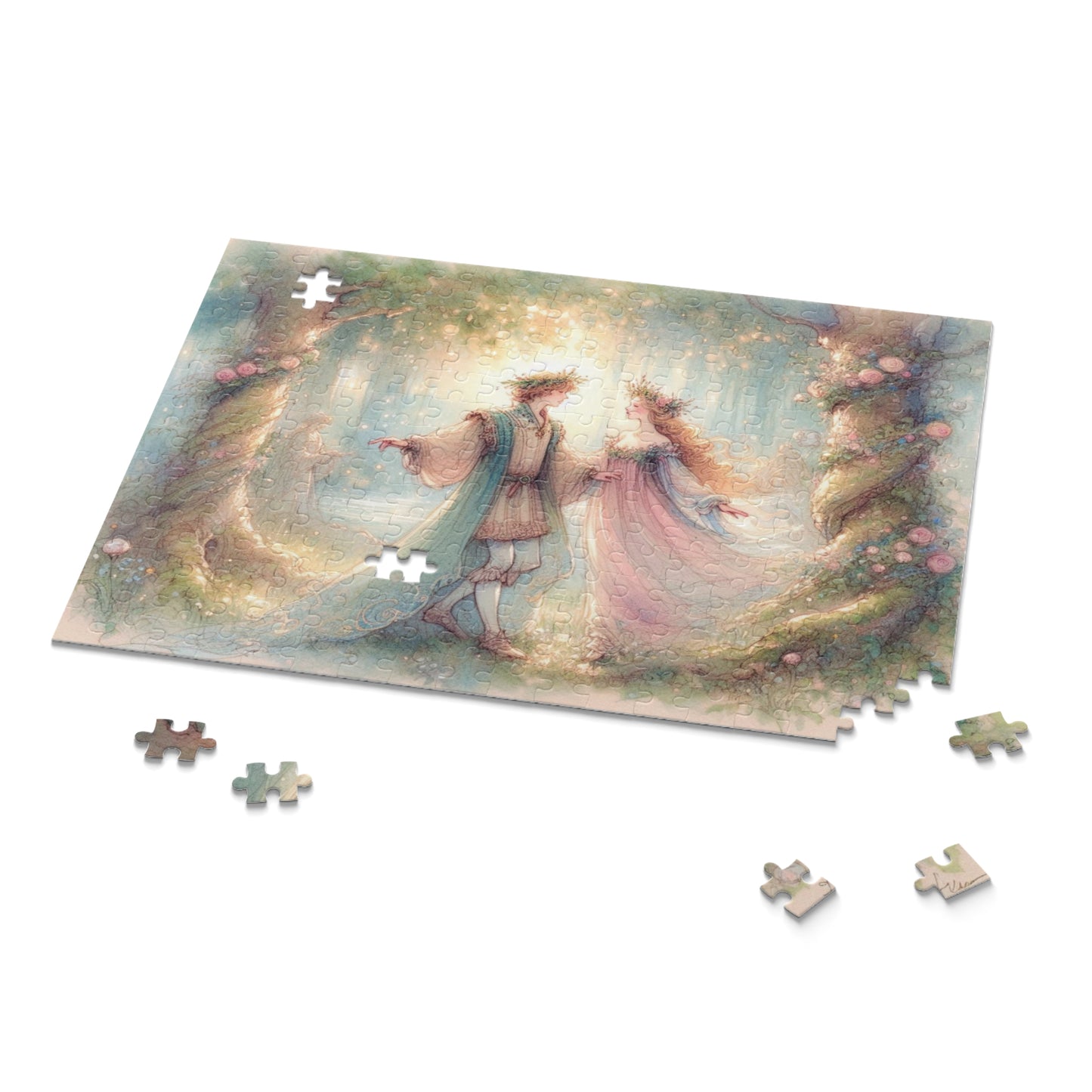 Fairy Tale Puzzle | Enchanting Jigsaw for Couples & Families | Shakespeare Theme, 120, 252, 500 Pieces