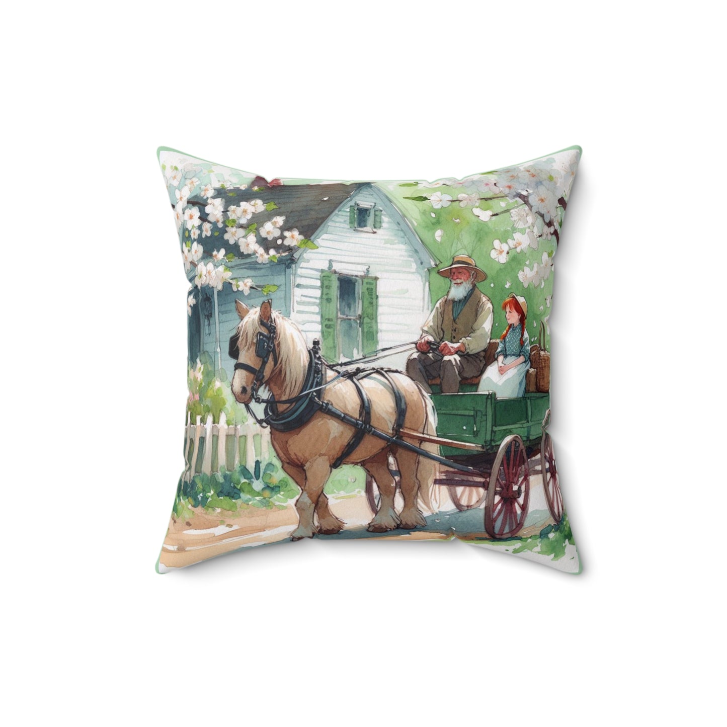 Anne of Green Gables, Lucy Maud Montgomery, Matthew Cuthbert, Literary Pillow, Cushion, Home Decor