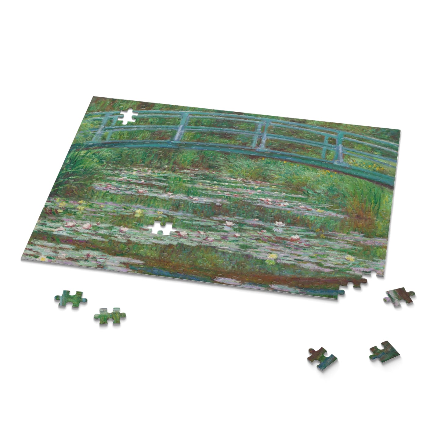 Claude Monet, Japanese, Bridge, Water Lily, Impressionist, Puzzle (120, 252, 500-Piece)