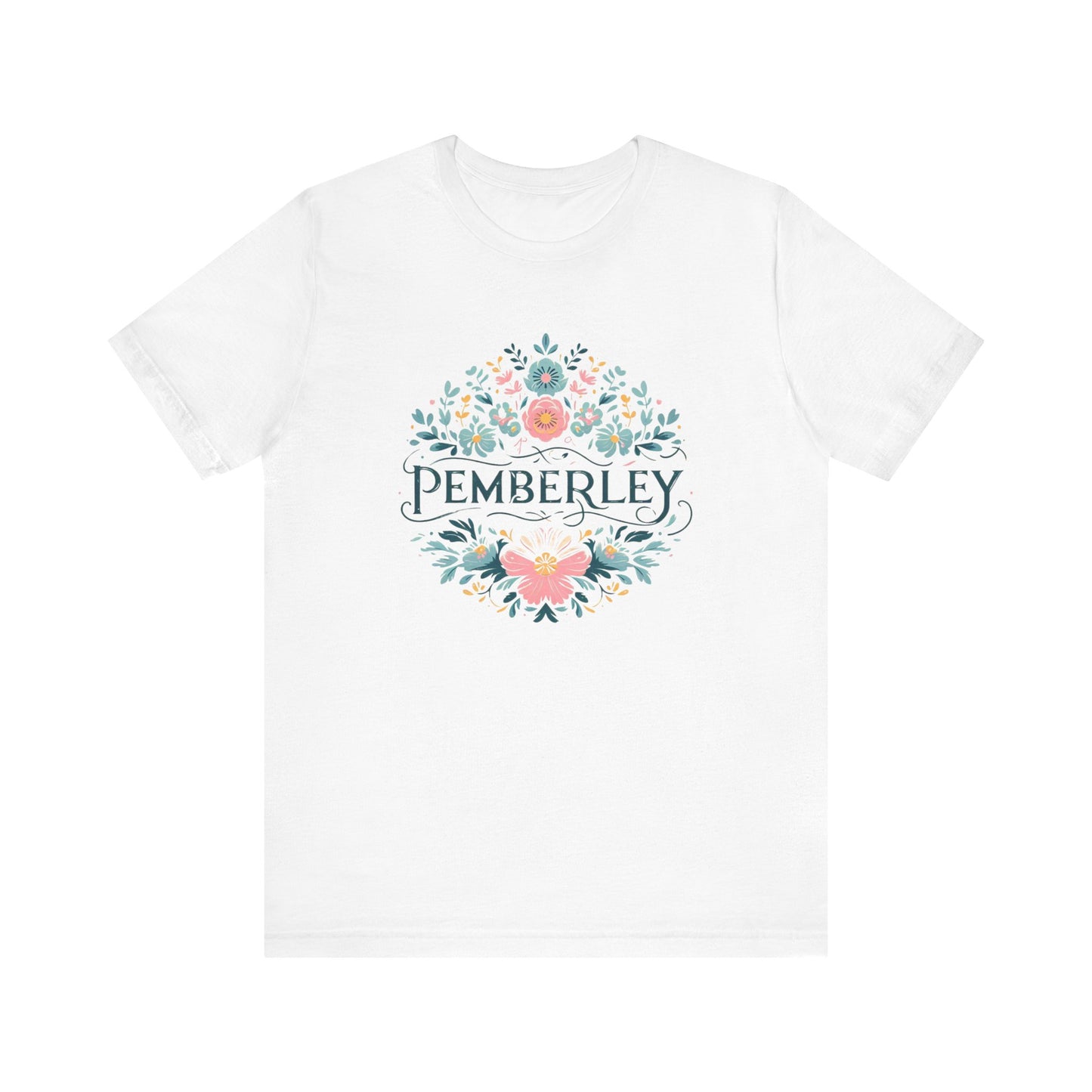 Regency Pride and Prejudice Shirt, Pemberley Jane Austen Gift Tee, Unisex Jersey, Short Sleeve, Literary Fan Apparel
