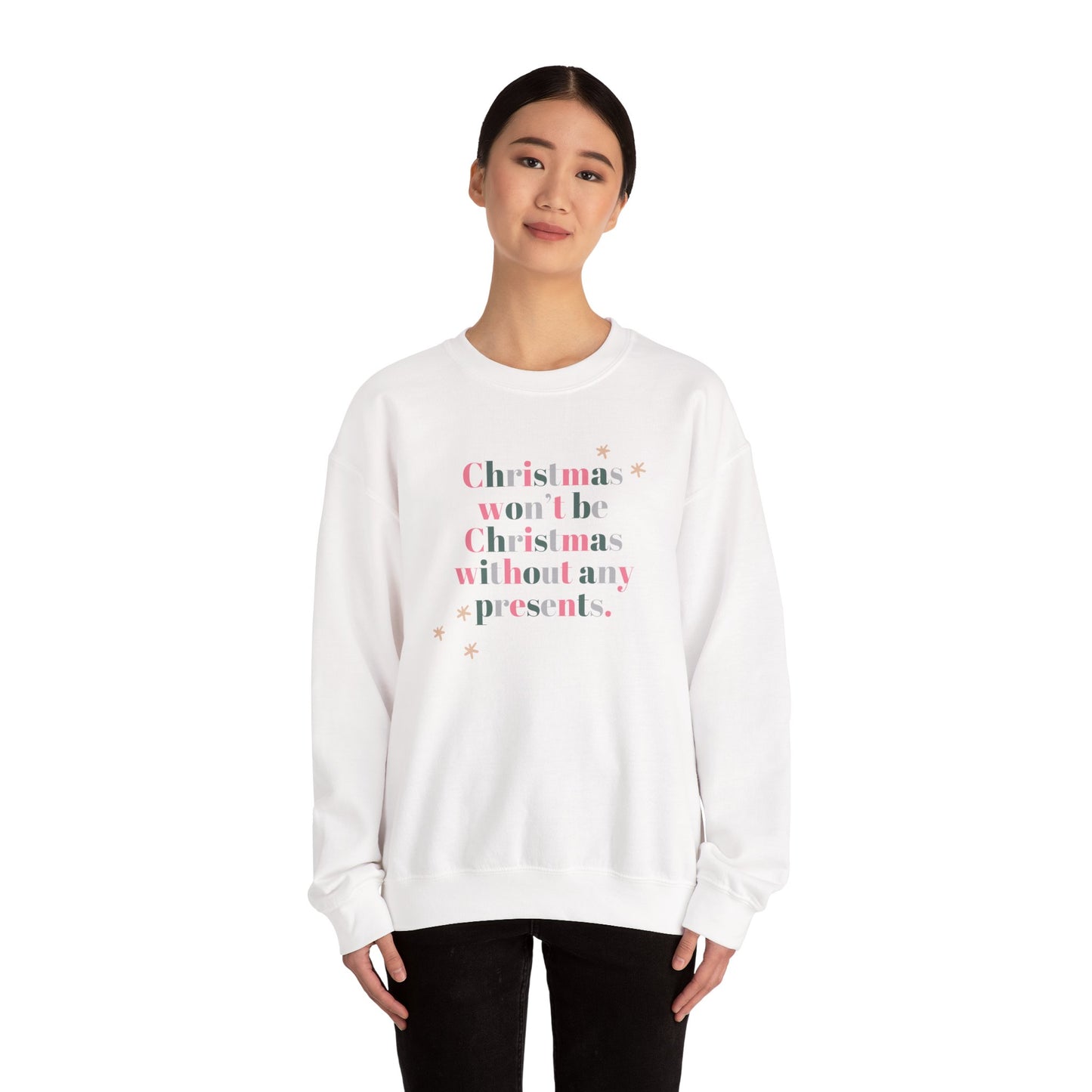 Little Women Louisa May Alcott Quote Crewneck Sweatshirt, Christmas Gift Shirt Present Holiday Apparel