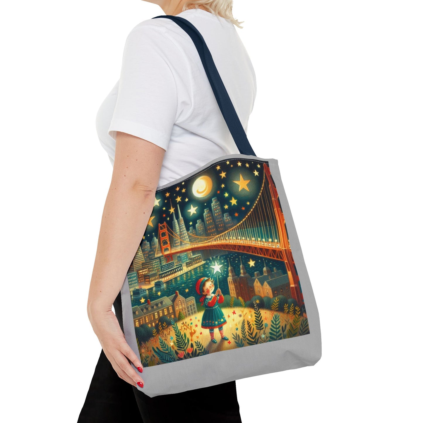 San Francisco, California, Twinkle Twinkle Little Star, Nursery Rhyme, Tote Bag, Book, School, Library, Travel