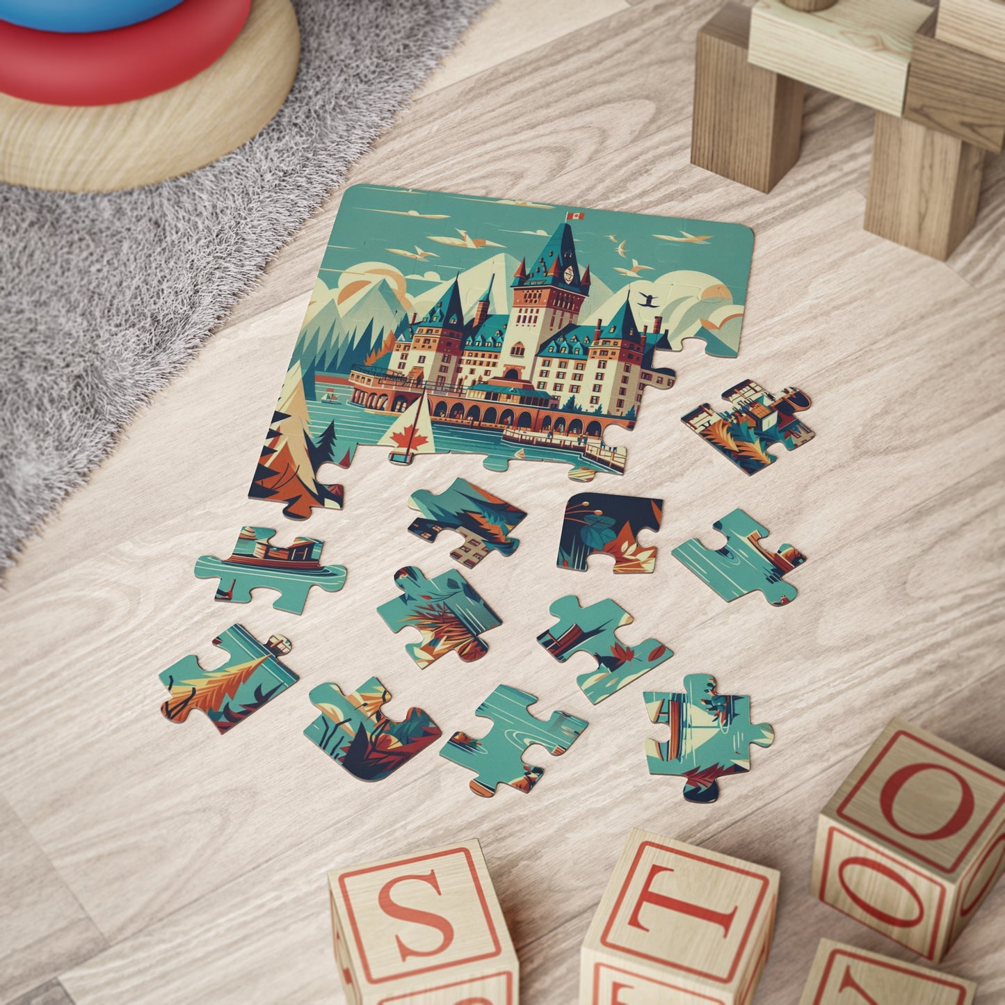 Canada, Educational Game Kids' Puzzle, 30-Piece