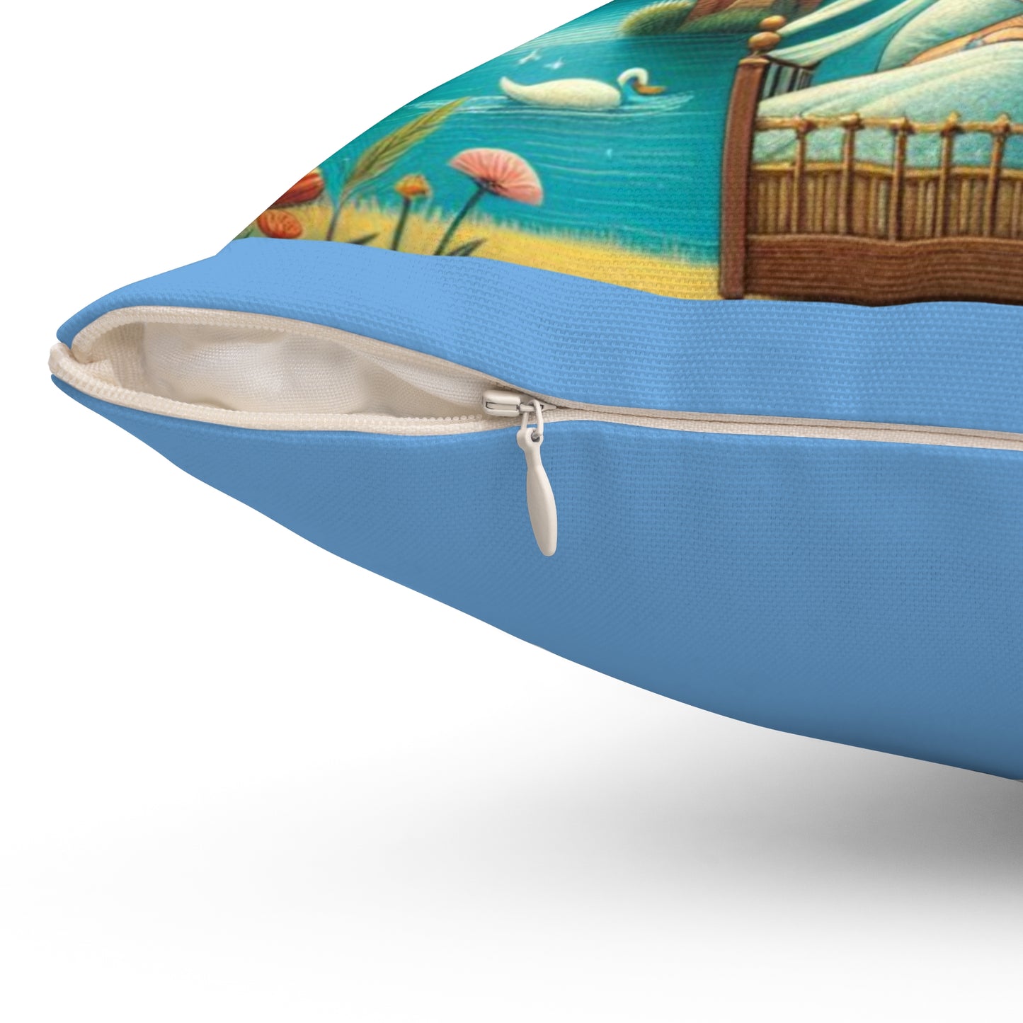 Spun Polyester Square Pillow