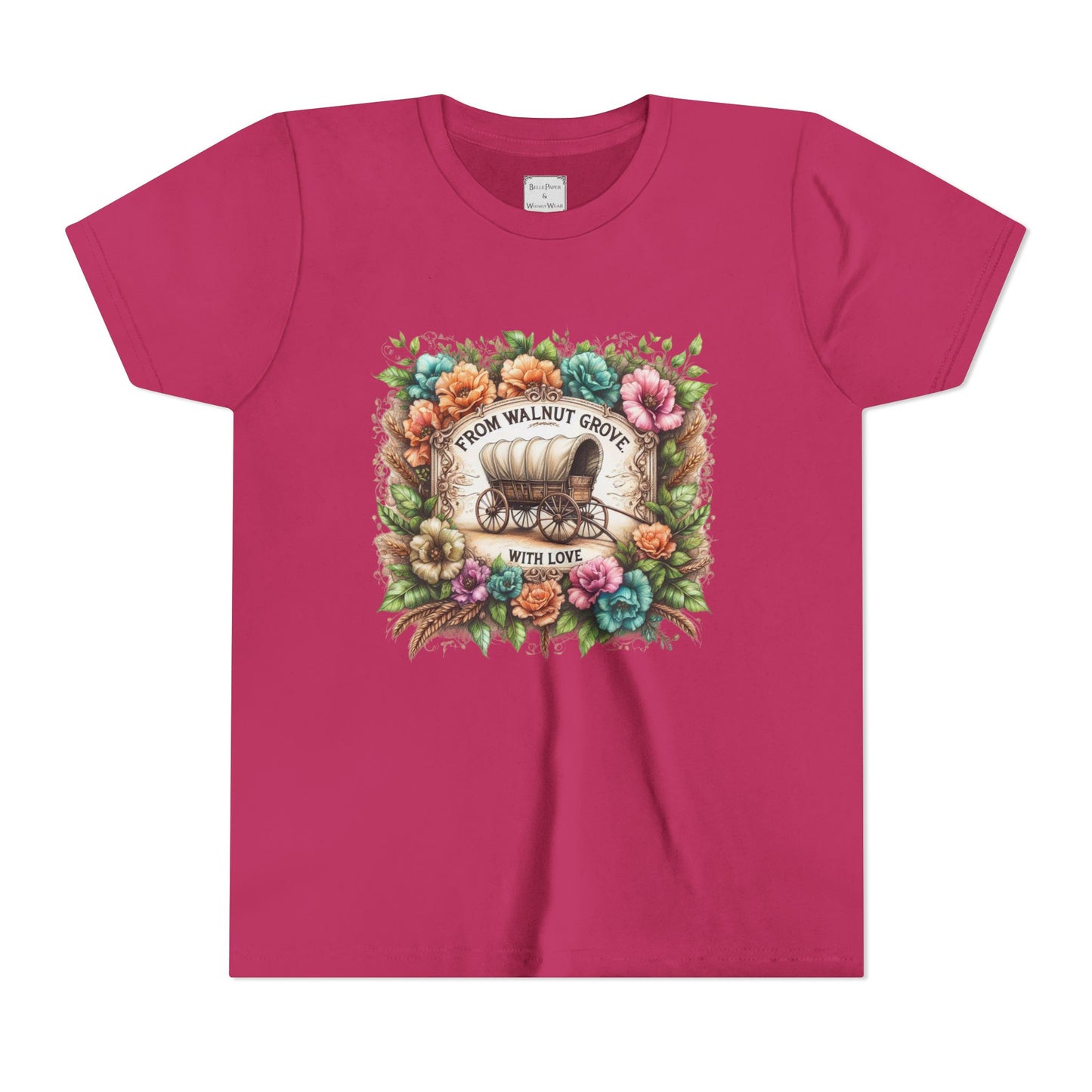 Walnut Grove Youth T-Shirt, Laura Ingalls Wilder Tee, Prairie Life Shirt, Birthday Gift, Summer Clothing, Cute Kid's Top