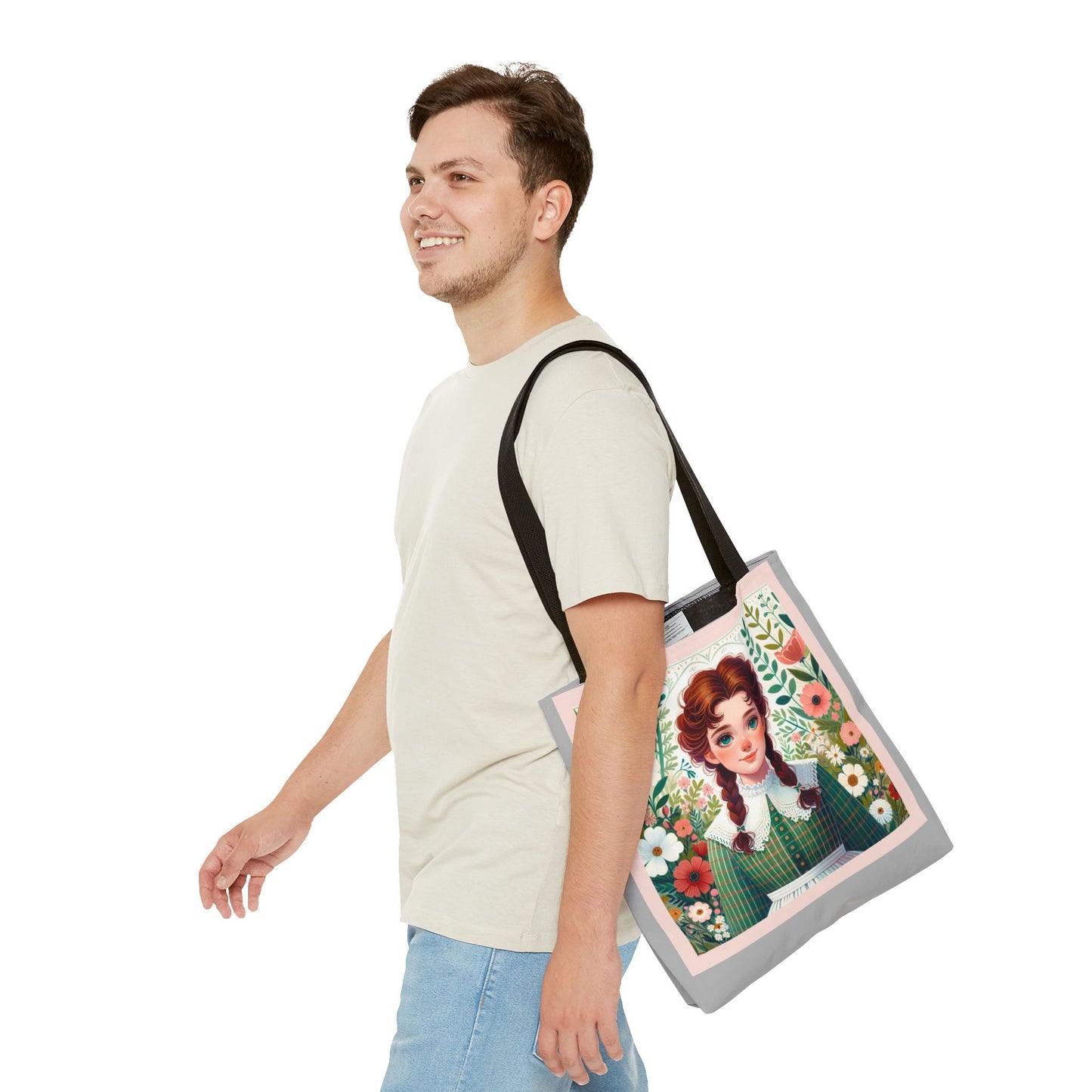 Anne of Green Gables, Lucy Maud Montgomery, Anne with an 'e', Tote Bag, Library, Book Bag, Student, Reader, Gift