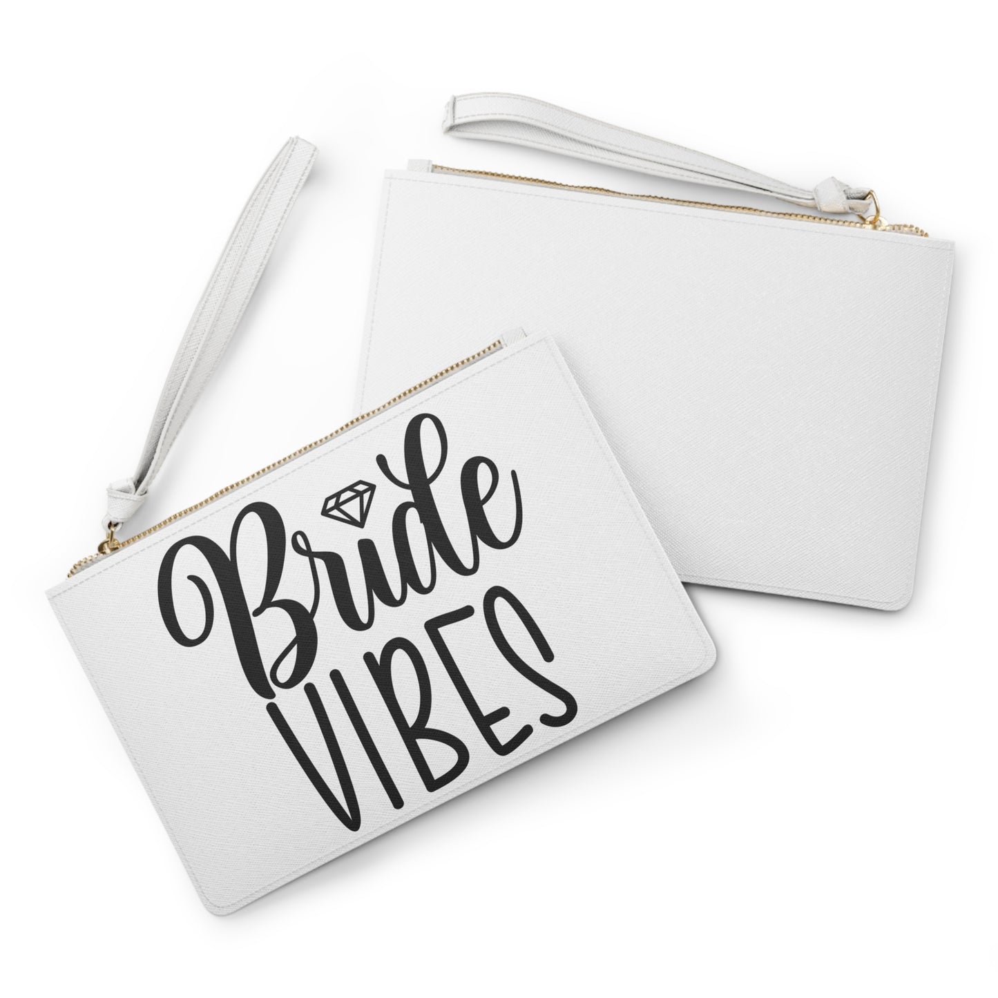 Bride Squad, Bride Vibes, Diamond, Bridal Party, Wedding, Cosmetic Pouch, Shower, Bachelorette, Gift, Clutch Bag