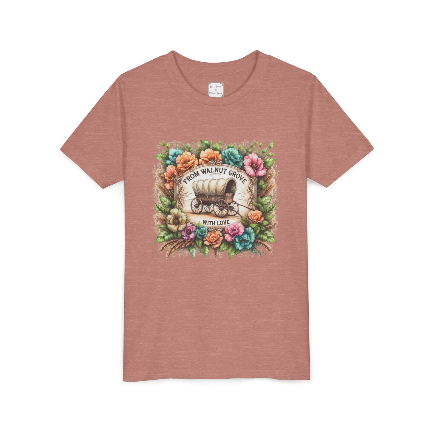 Walnut Grove Youth T-Shirt, Laura Ingalls Wilder Tee, Prairie Life Shirt, Birthday Gift, Summer Clothing, Cute Kid's Top