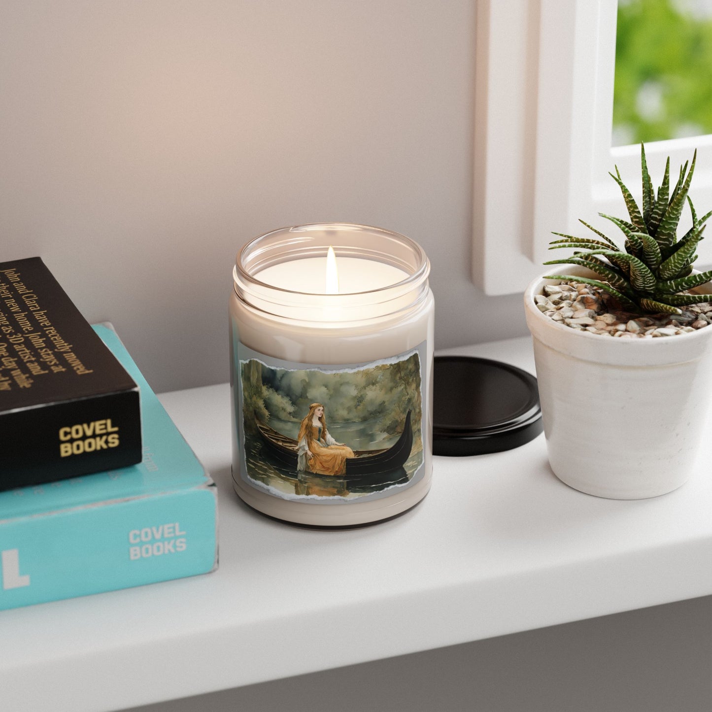 Renaissance, Lady of Shalott, Tennyson, Scented Soy Candle, 9oz