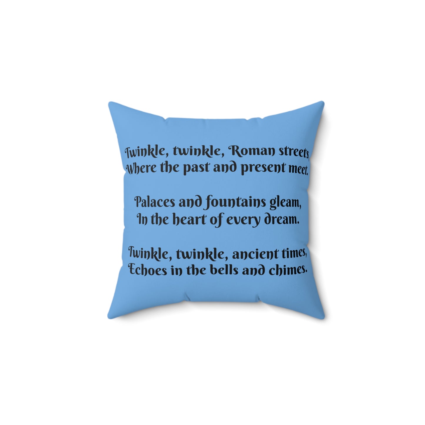 Spun Polyester Square Pillow