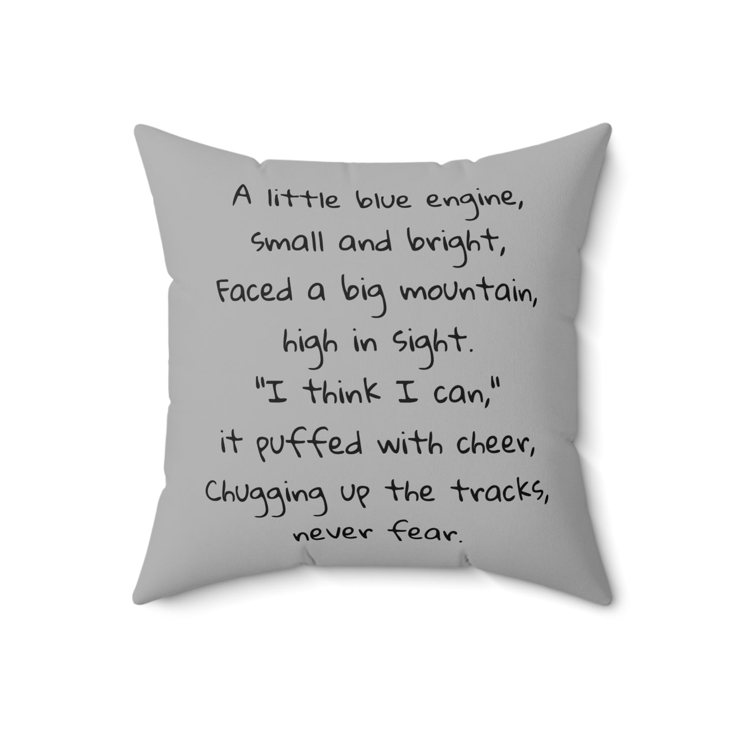 Train, Little Engine That Could, Square Pillow, Literary Pillow, Library, Book Nook, Reading Corner, Classroom, Teacher