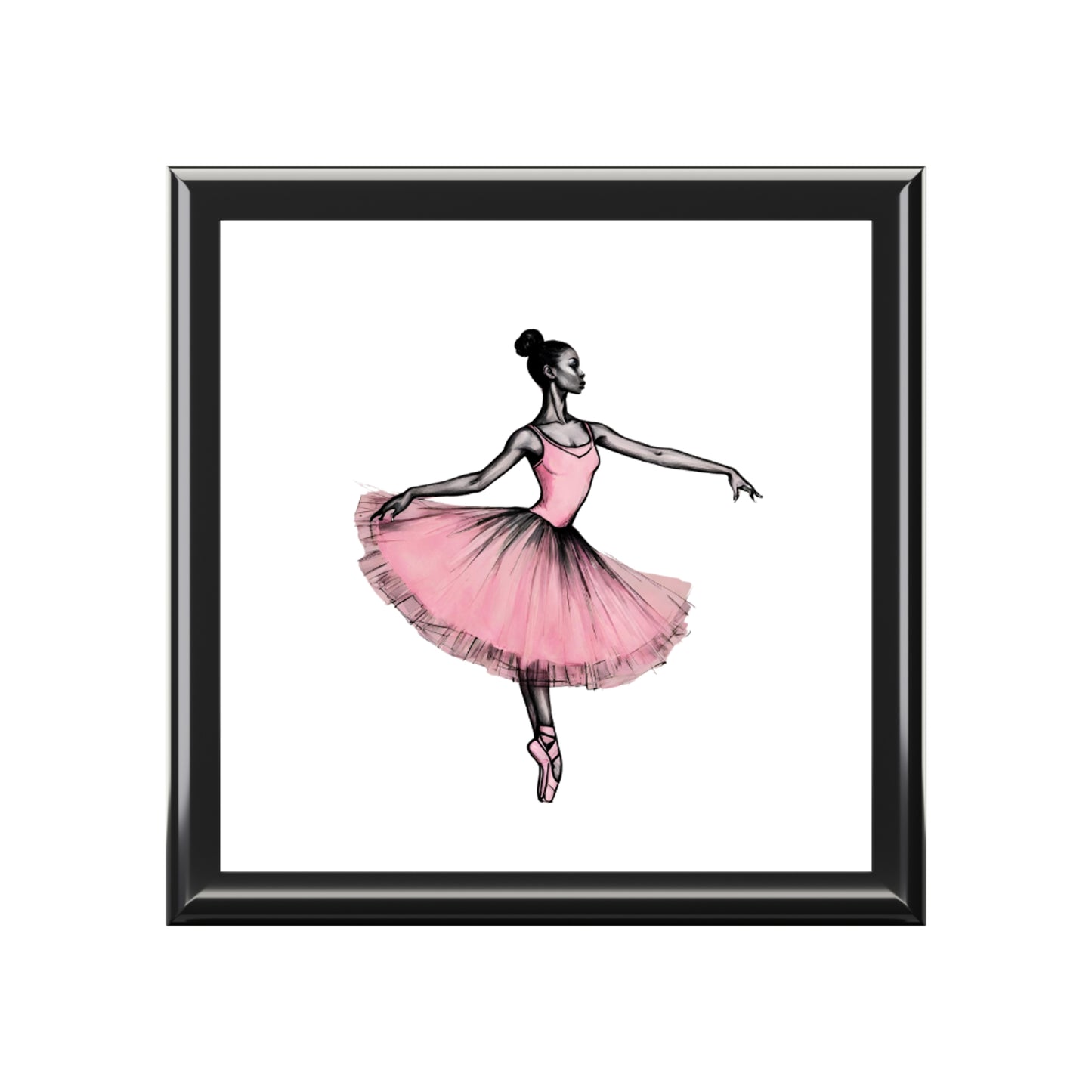Black, African, Ballet, Dancer, Gift, Jewelry Box