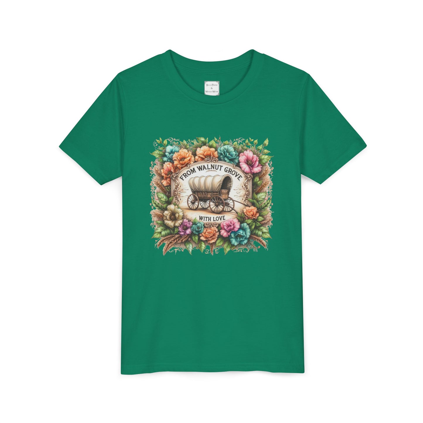 Walnut Grove Youth T-Shirt, Laura Ingalls Wilder Tee, Prairie Life Shirt, Birthday Gift, Summer Clothing, Cute Kid's Top