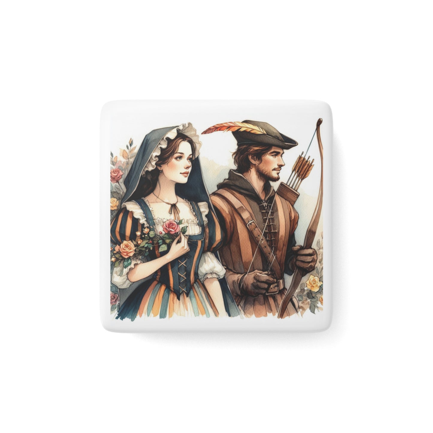 Porcelain Magnet, Square