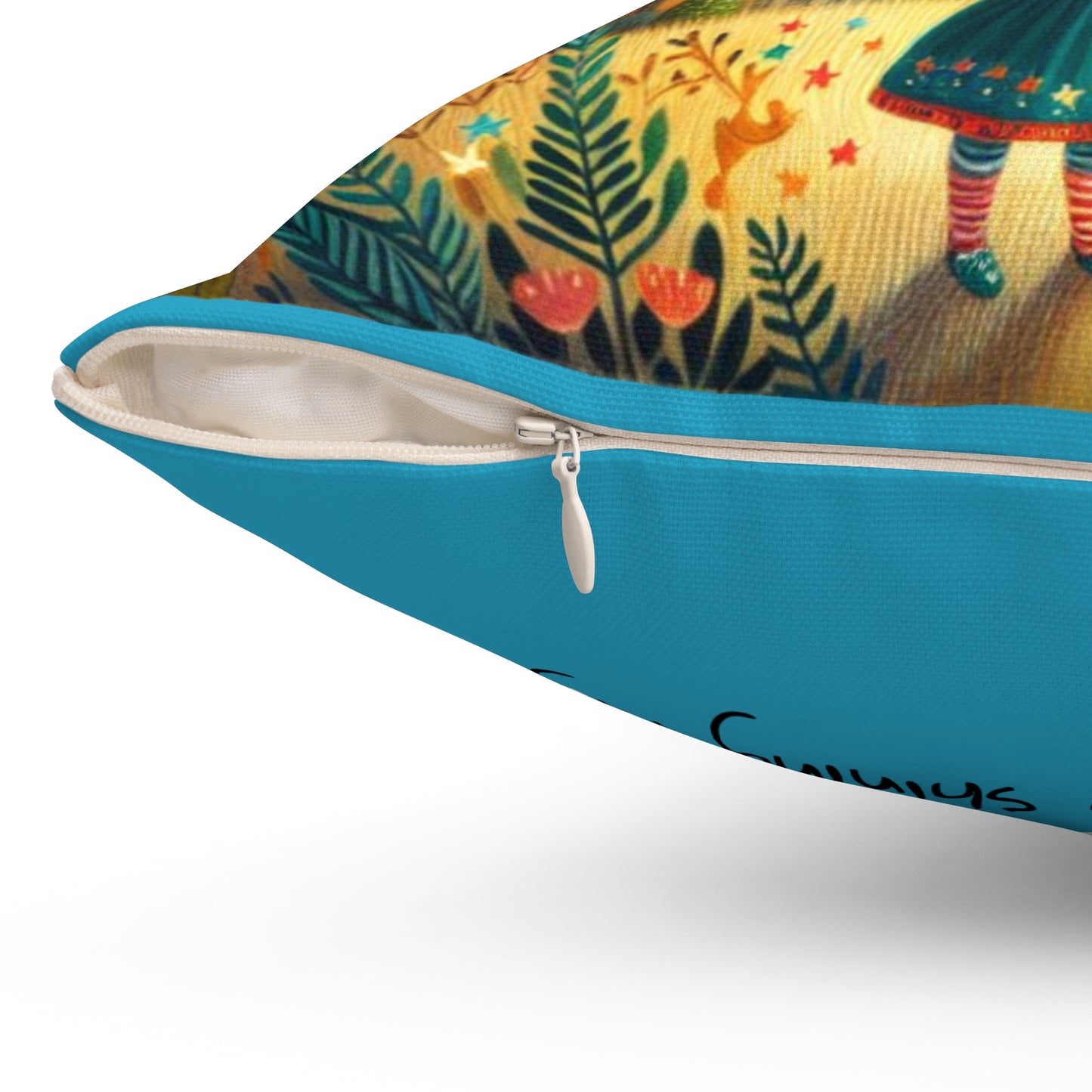 Spun Polyester Square Pillow