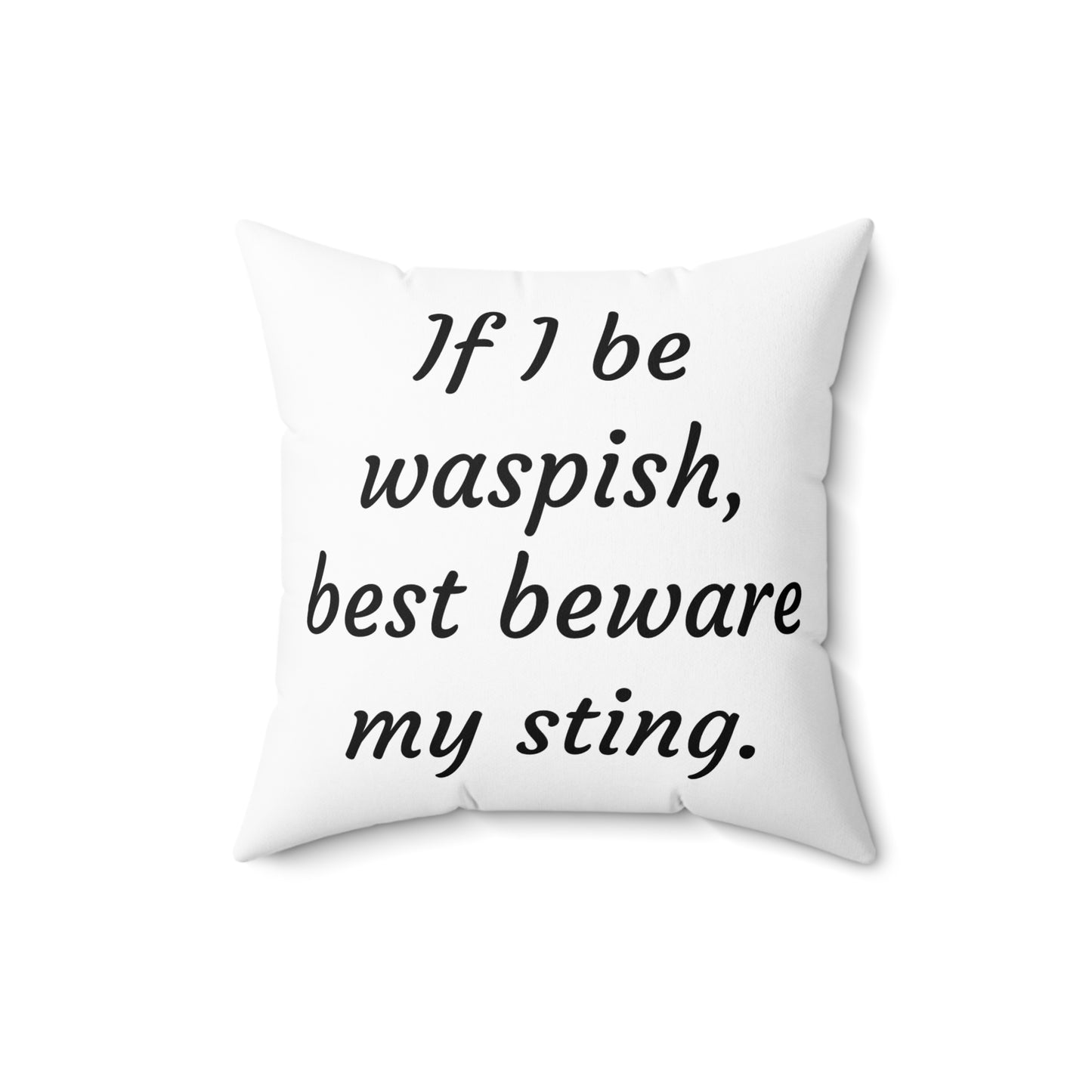 Shakespeare, Taming of the Shrew, Kate, Petruchio, Spun Polyester Square Pillow, Gift