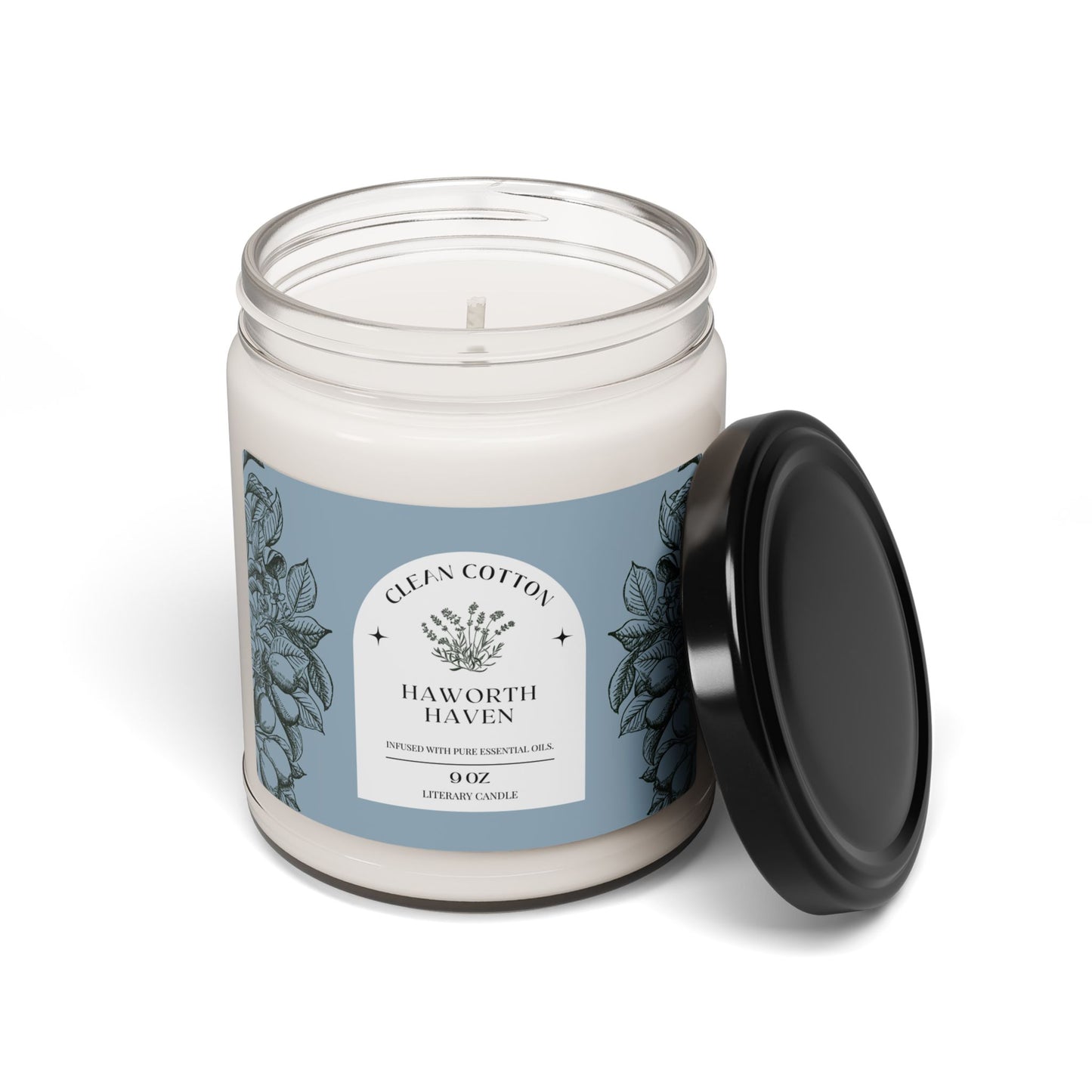 Victorian, Charlotte Bronte, Bronte Sisters, Candle, British Literature, Library, Gift, Reader, Bookworm, Haworth, Scented Soy Candle, 9oz