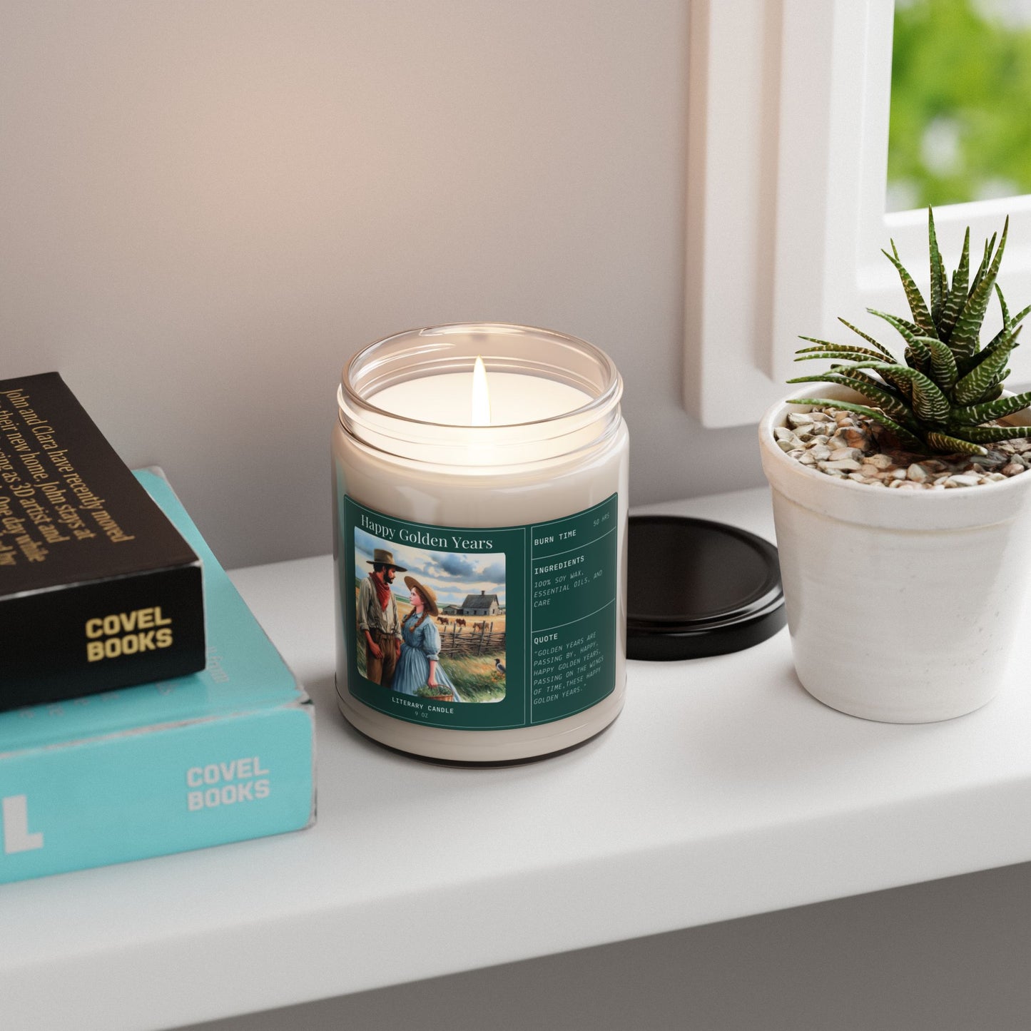Little House On The Prairie, Book, Almanzo, Laura, Soy Candle, Scented, 9oz, Ingalls Wilder, Gift