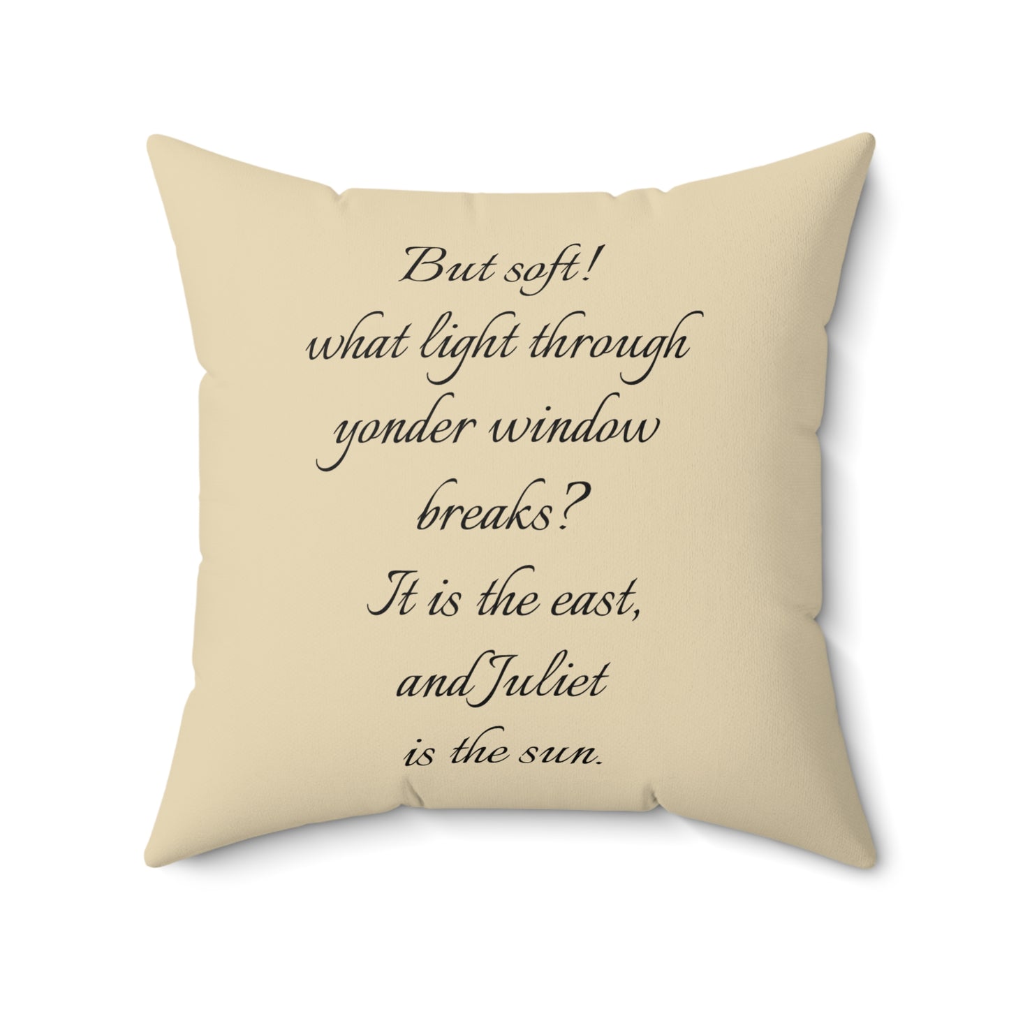 Romeo and Juliet Ballet Pillow, Elegant Home Decor, Dancer Gift, Throw Pillow, Shakespeare Quote