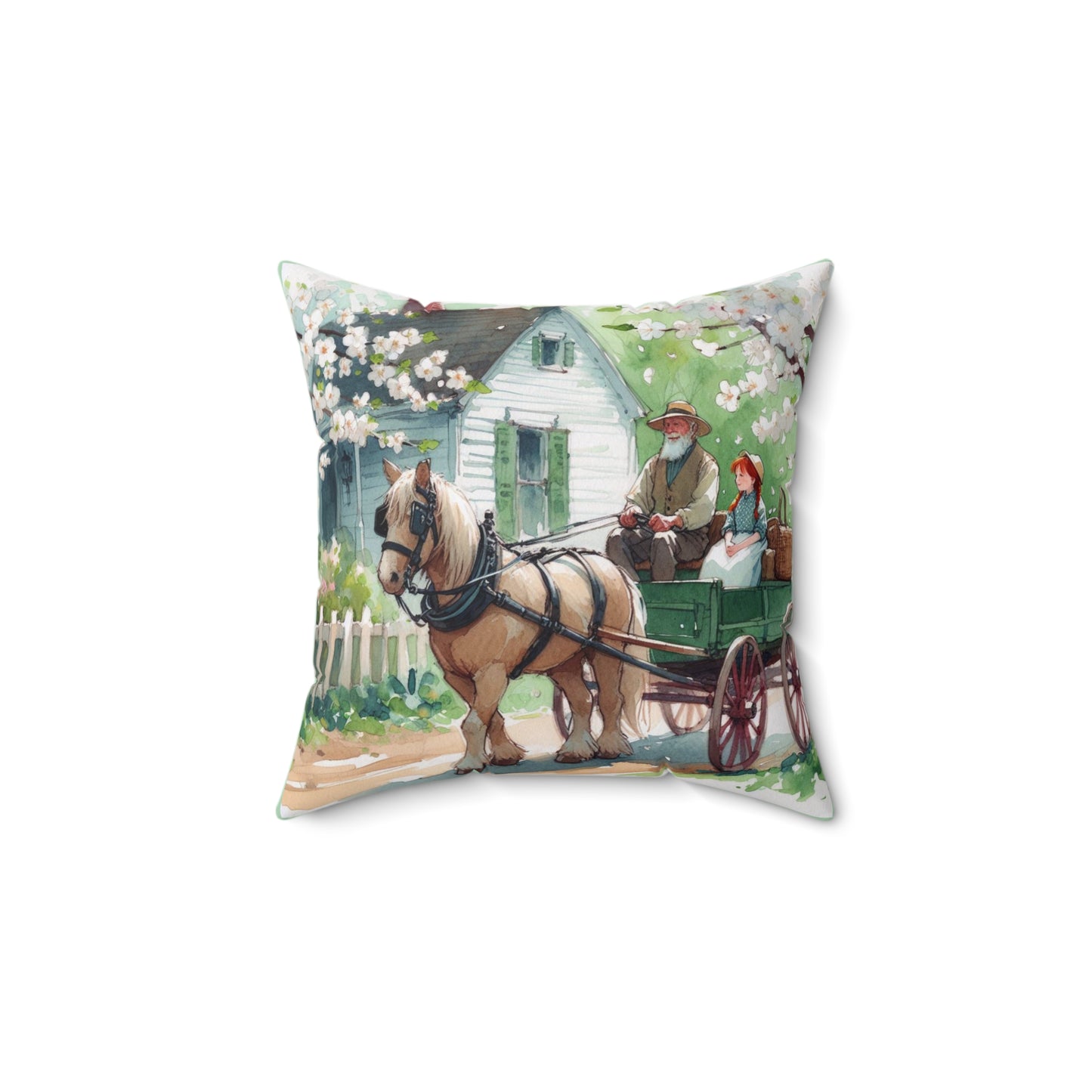 Anne of Green Gables, Lucy Maud Montgomery, Matthew Cuthbert, Literary Pillow, Cushion, Home Decor