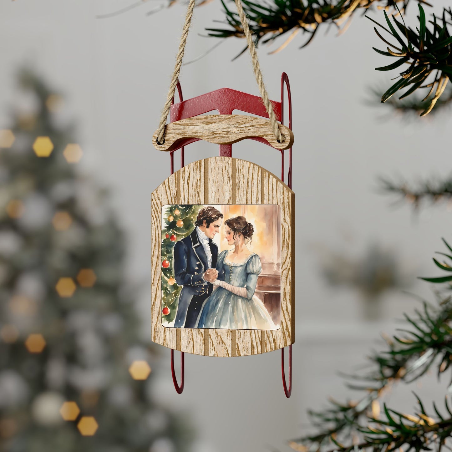 Sled Ornaments